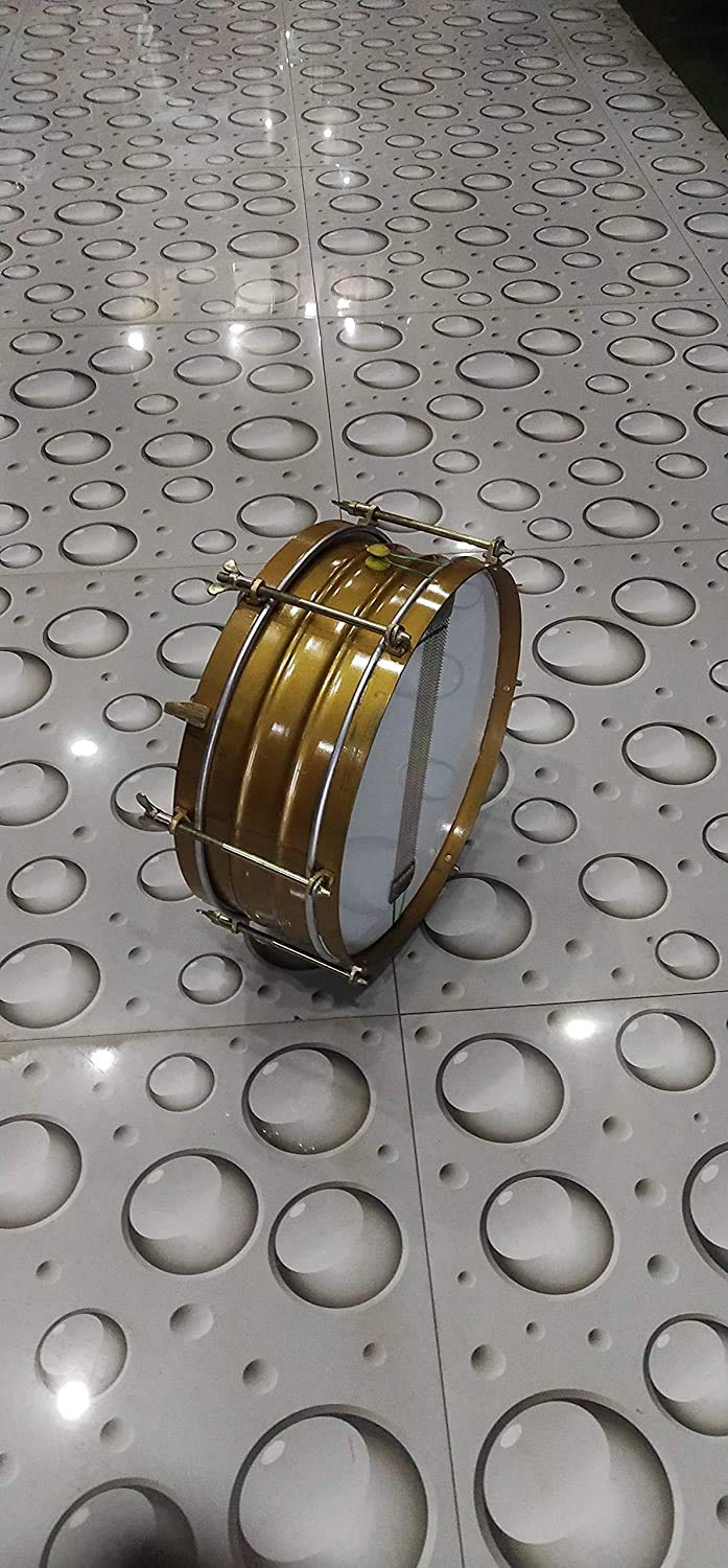 SmSai Musicals Snare Drum/School Band Marching Side Drum With Sticks/Hand Percussion Musical Instrument