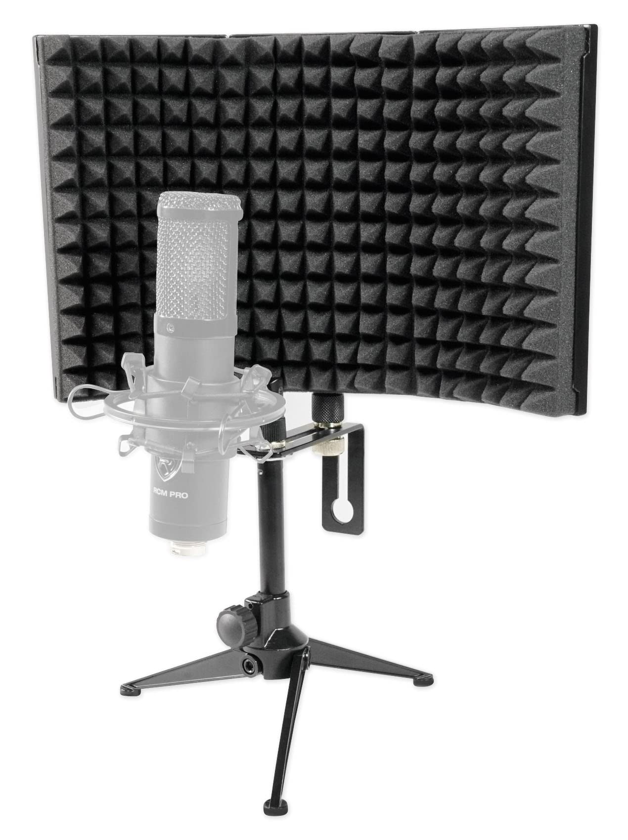 Rockville Rockshield 1 Studio Microphone Isolation Shield W/Sound Dampening Foam