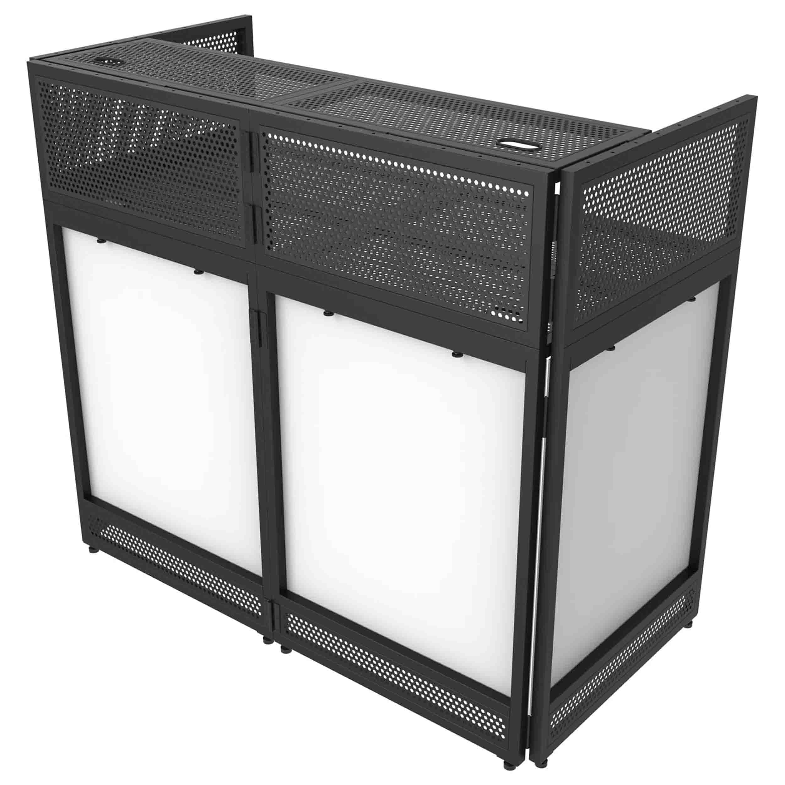 Odyssey 50 Wide Surface DJ and Live Sound Booth with Removable Top