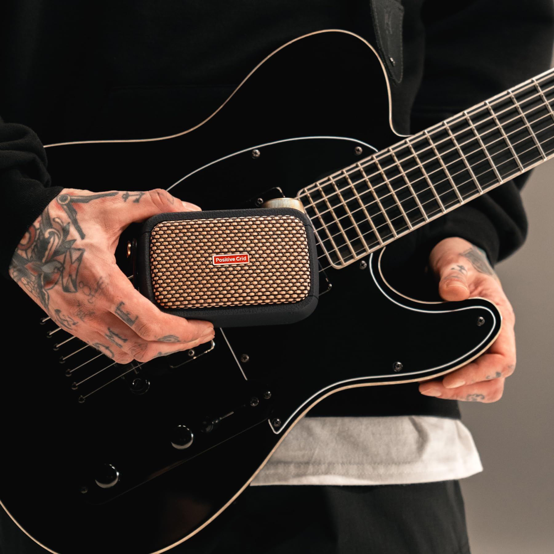 Positive Grid Spark GO 5W Ultra-Portable Smart Guitar Amp, Headphone Amp & Bluetooth Speaker with Smart App for Electric Guitar,