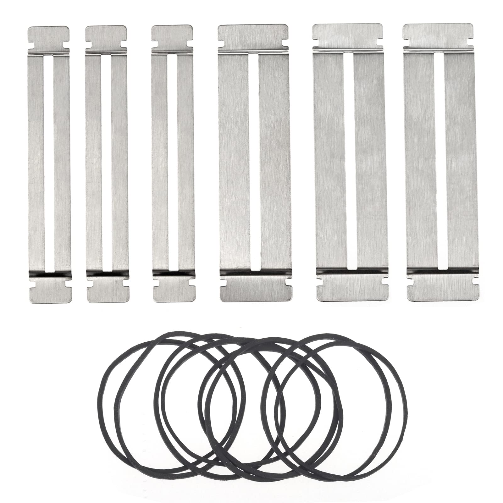 3 Sets Guitar Fret Protector, Jwodo Stainless Steel Fretboard Protecters, Bass Guitar Fretboard Guards Protector for Dressing an