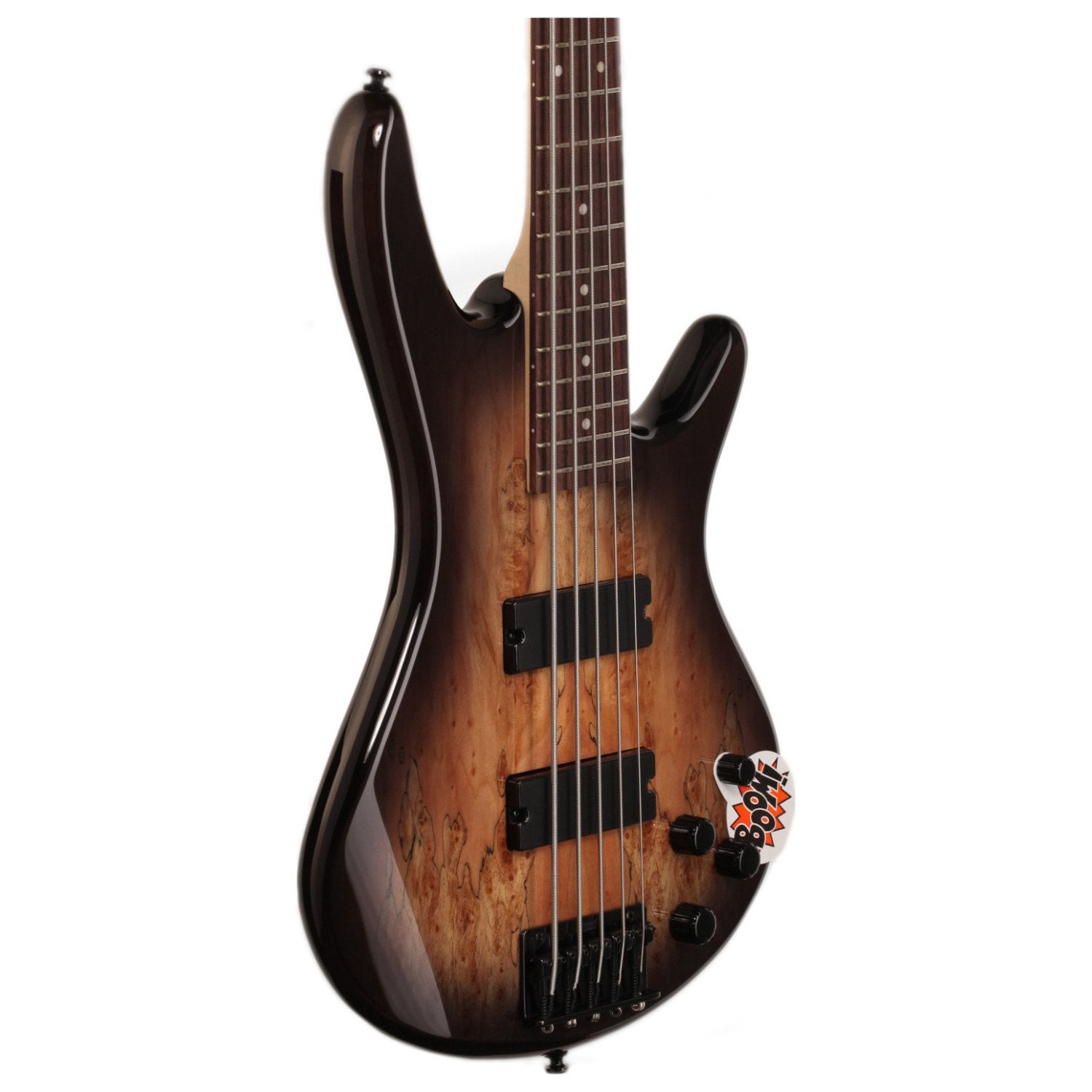 Ibanez GSR205SM 5 String Electric Bass Natural Grey Burst w/Spalted Maple Top