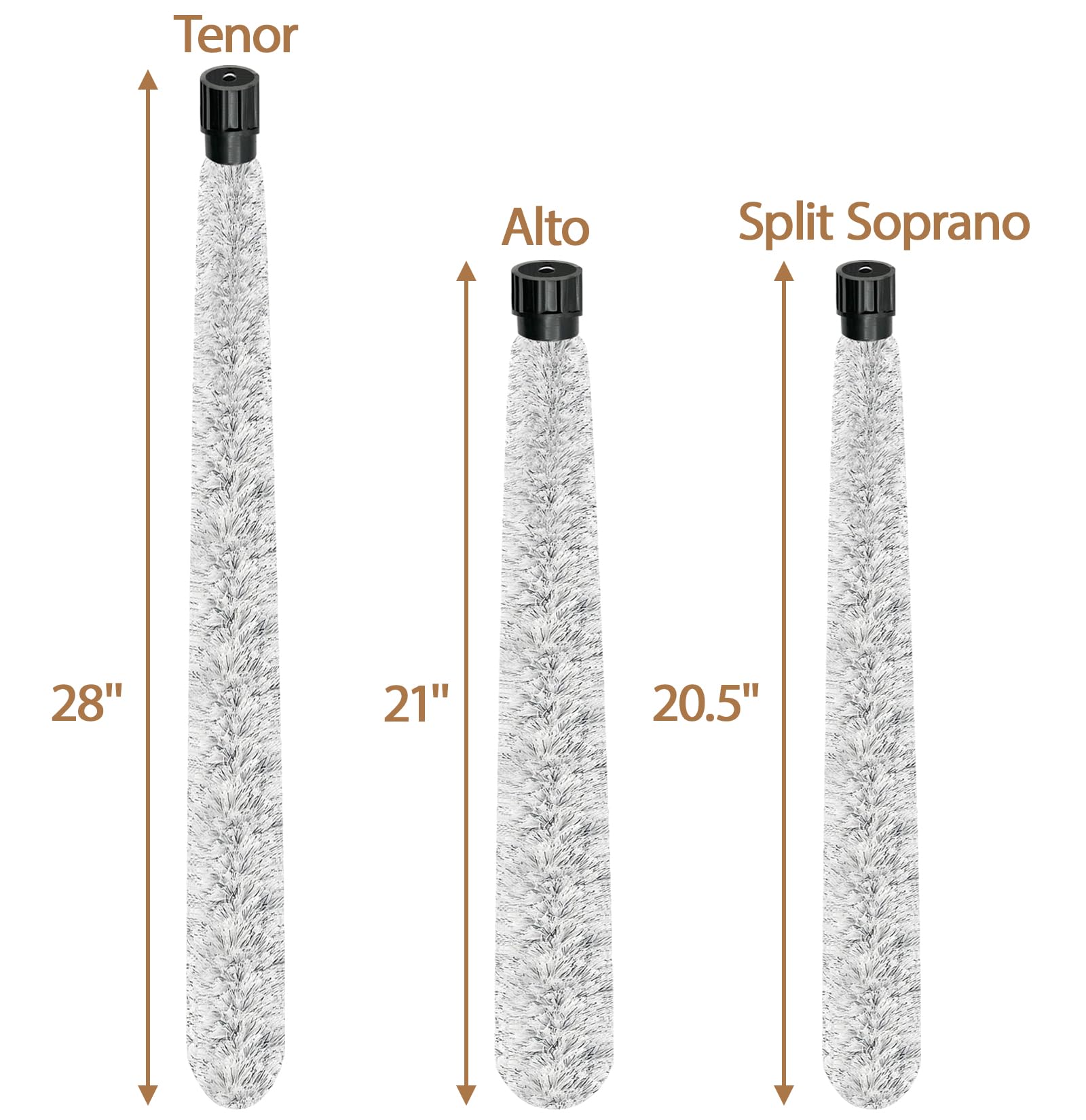 Tenor Saxophone Cleaning Swab, Tenor Sax Pad Saver Brush Cleaner, Ultra Absorbent Cotton Sax Cleaning & Care Kit, Suitable for T