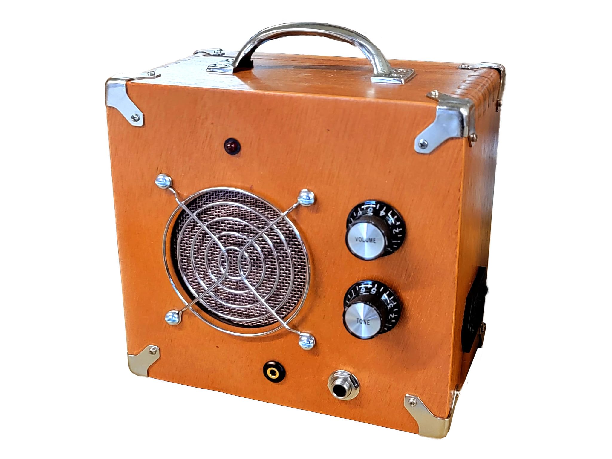 Beautiful 2.5-Watt Solid Wood Cigar Box Guitar Amplifier (#5)