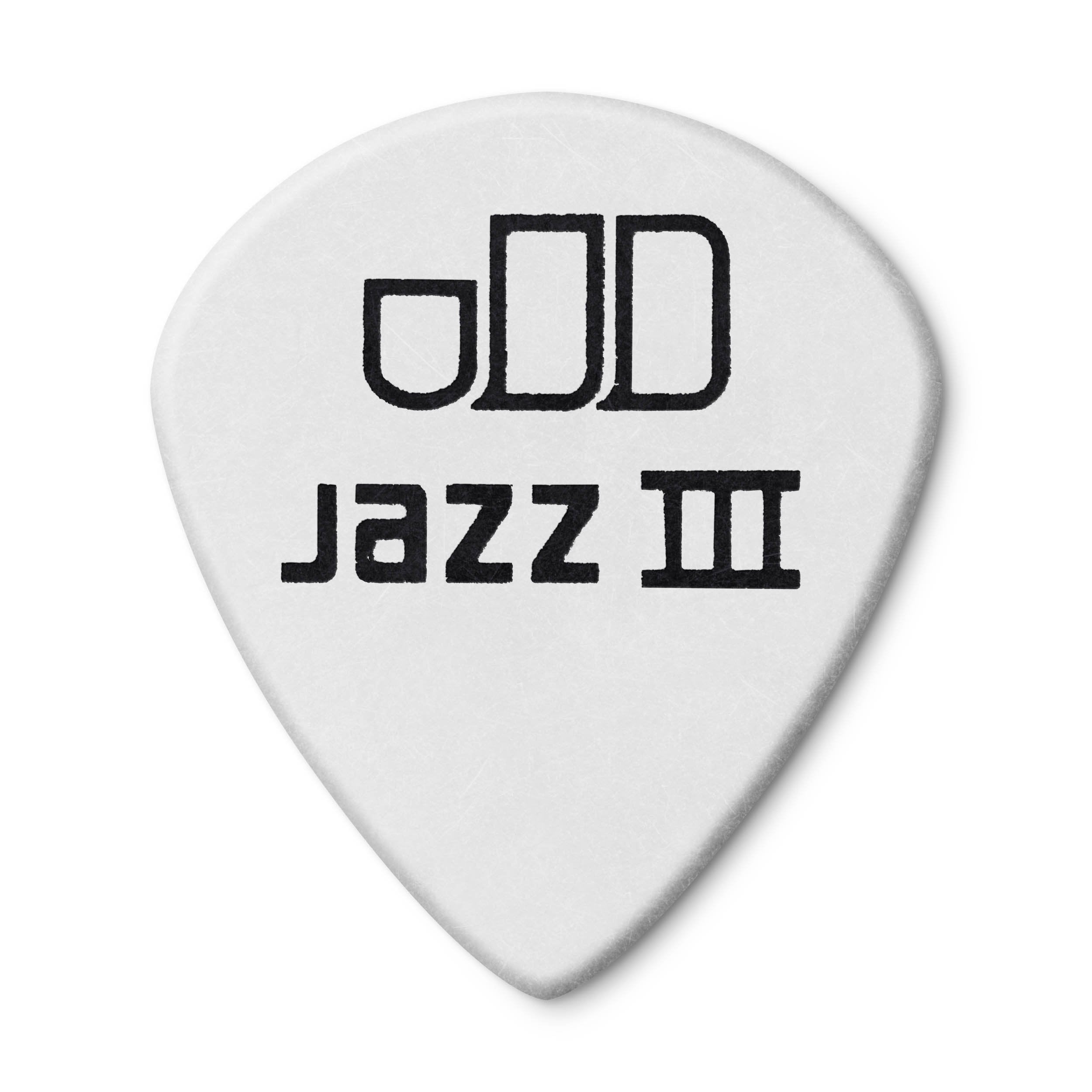 Dunlop 478R1.35 Tortex White Jazz III, 1.35mm, 72/Bag