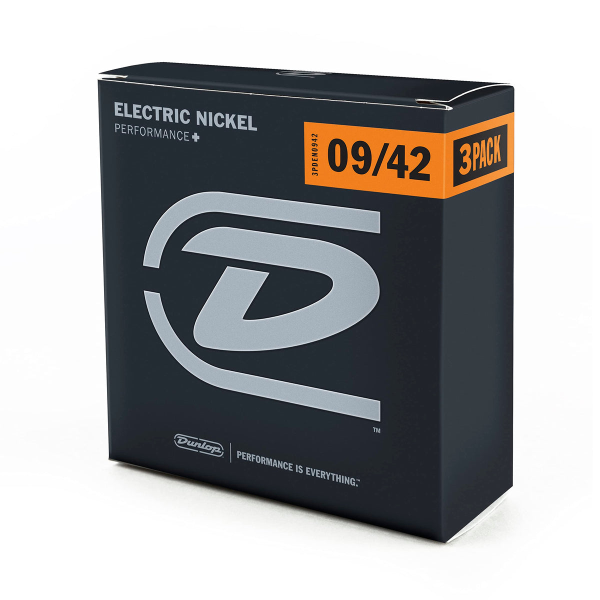 Jim Dunlop 3Pden0942 Nickel Wound Electric Guitar Strings, Light, .009-.042, 3 Sets/Box
