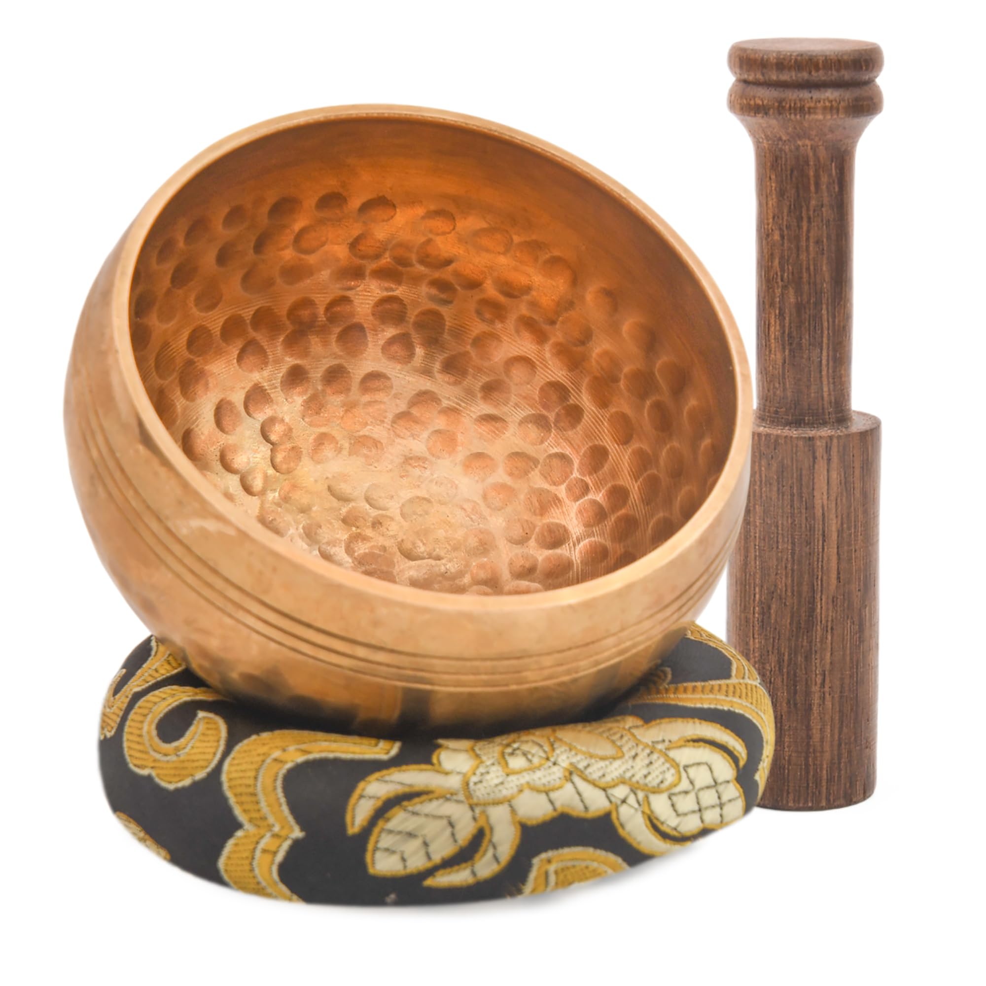 Tibetan Singing Bowl Set - Authentic Cuencos Tibetanos for Sound Healing, Meditation & Chakra Balancing - Includes Cushion, Mall