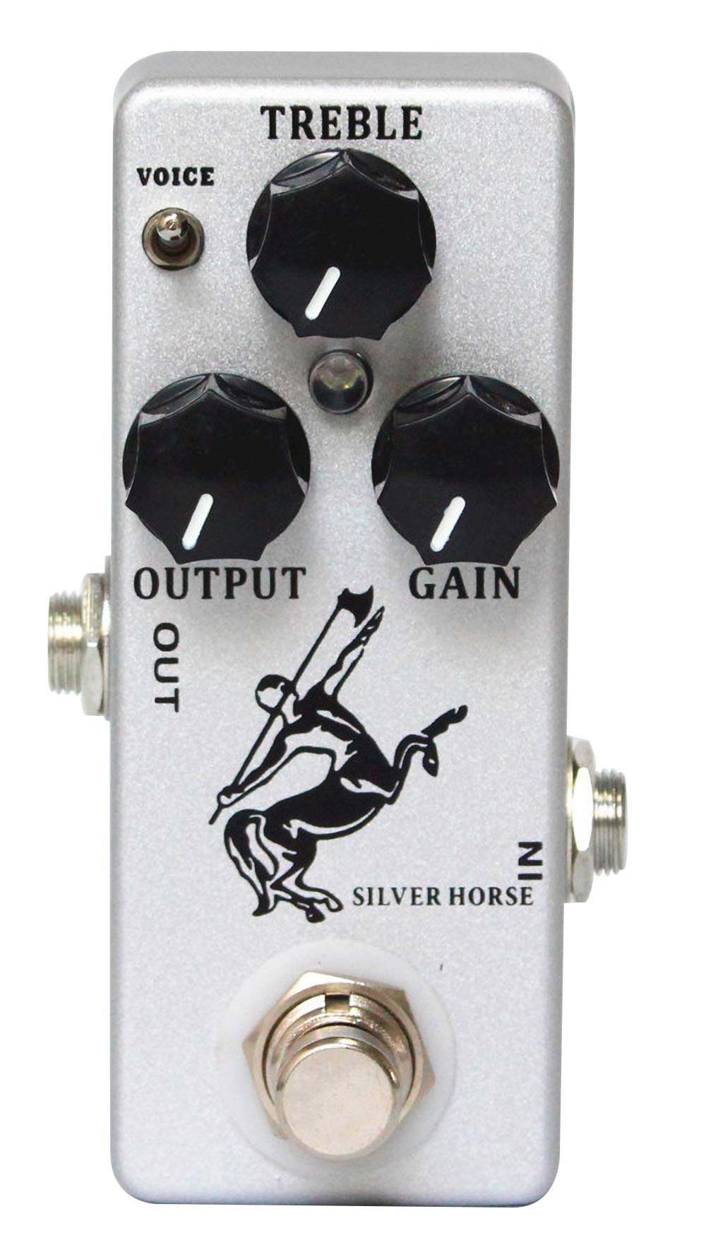 Ymuze Moskyaudio Mini Silver Horse Effect Pedal Overdrive Pedal For Electric Guitar