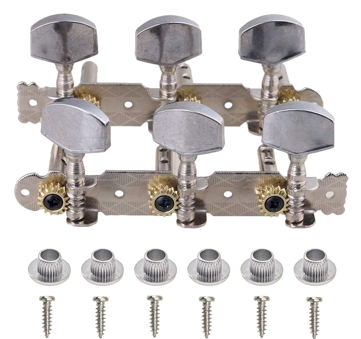 Tuoren 3X3 Classical Guitar String Tuning Keys Pegs Guitar Tuners Machine Heads Tuning Keys For Acoustic Classical Guitar Part (