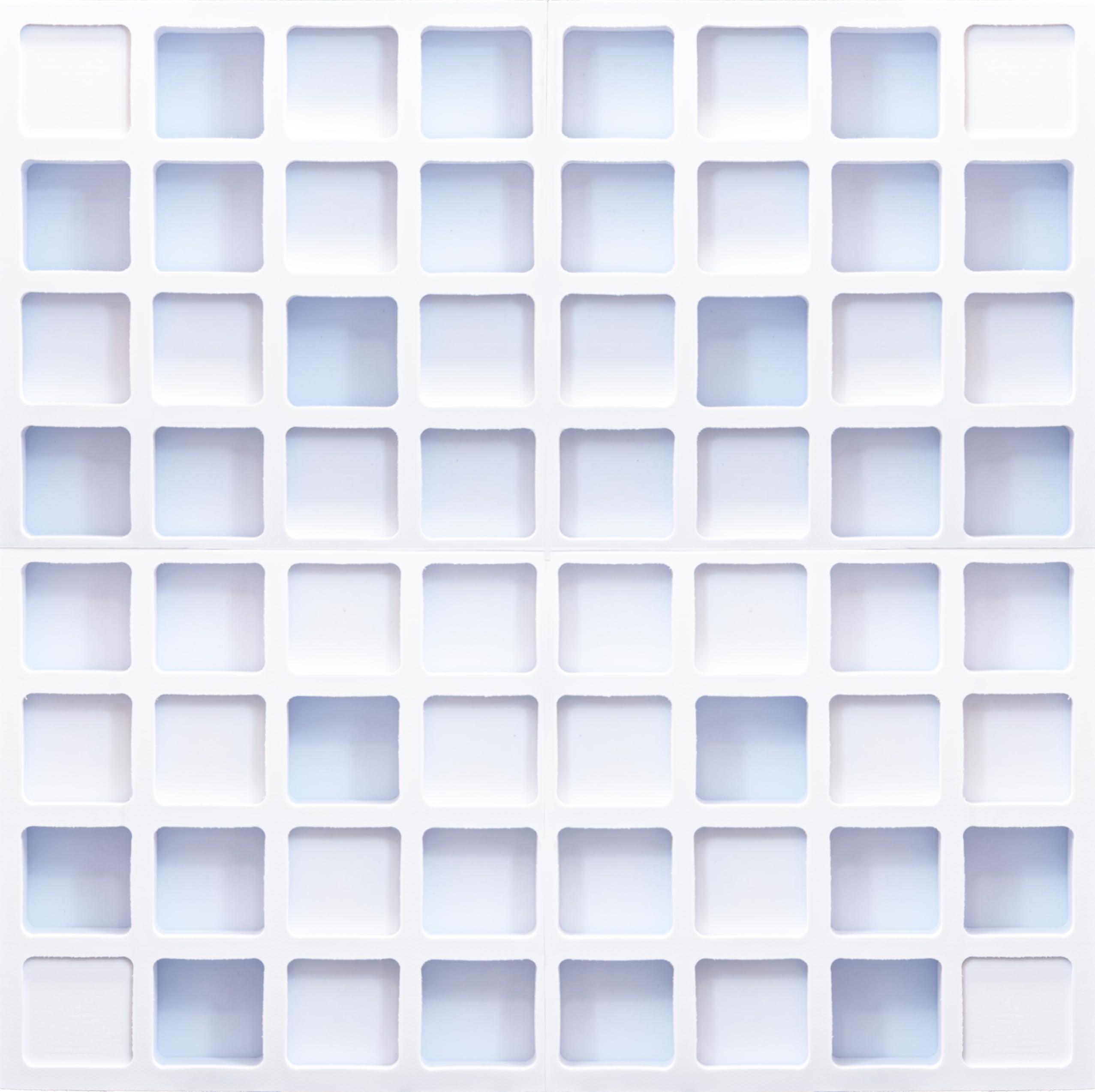 Foroomaco 4Pcs Eva Acoustic Diffusers 12''X12''X2'' (Total 24''X24''X2''), Waffle Style Sound Diffuser Panels For Home Studio An