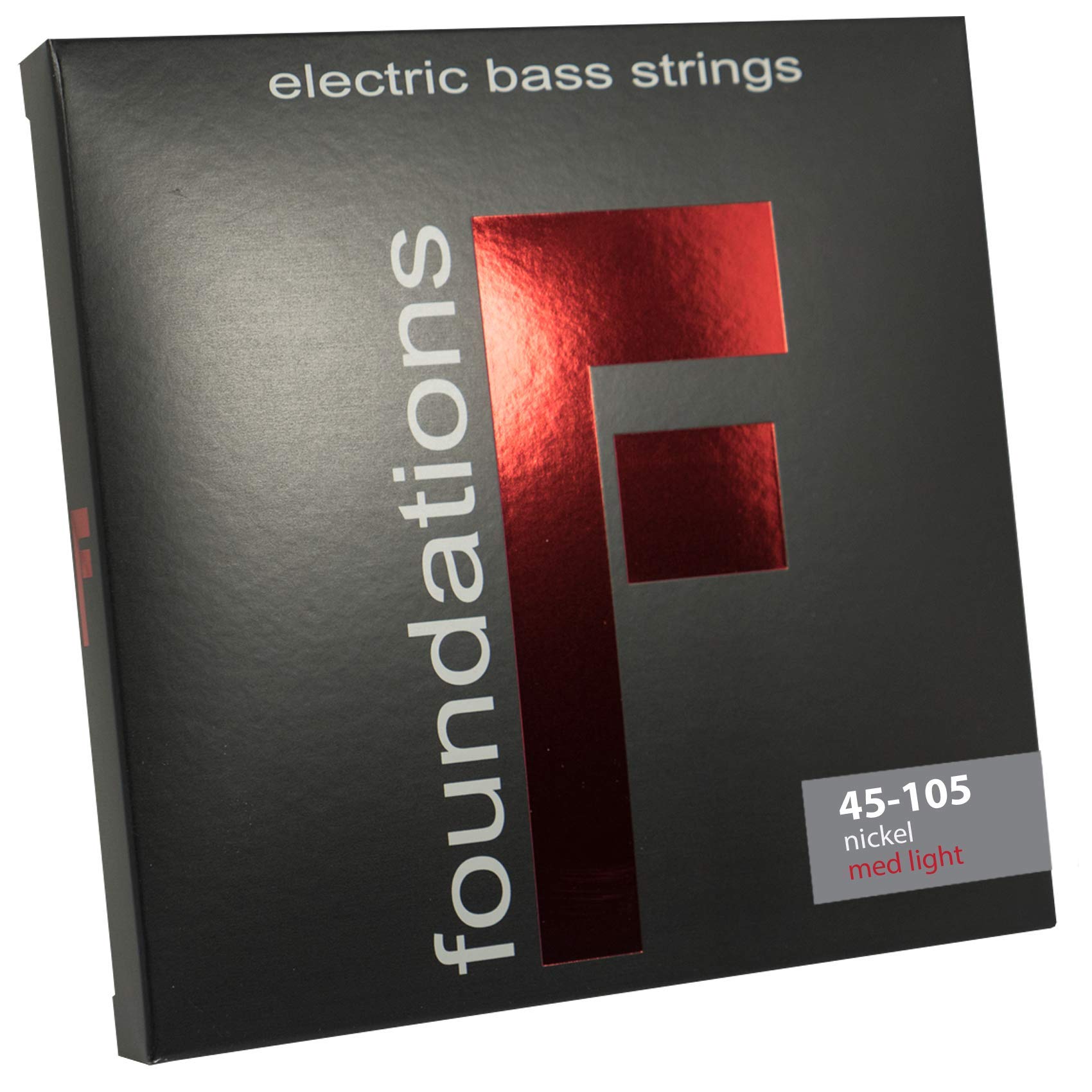S.I.T. Strings Fn45105L Foundations Nickel Bass Guitar Strings, 4-String Med Light