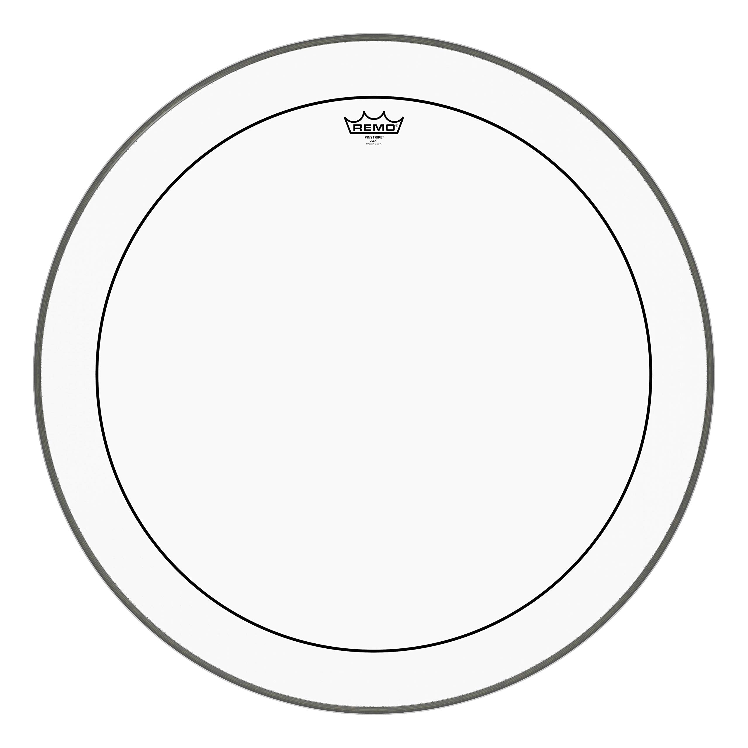 Remo Pinstripe Clear Bass Drumhead, 28