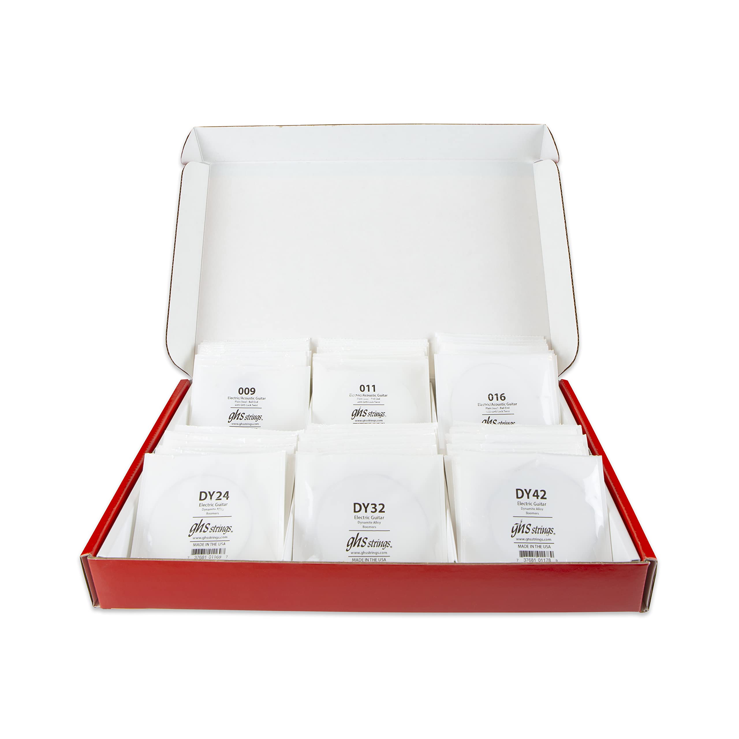 GHS Strings - GBXL-12 pack Guitar Boomers Nickel Plated Electric Guitar String, Extra Light 9-42, Pack of 12