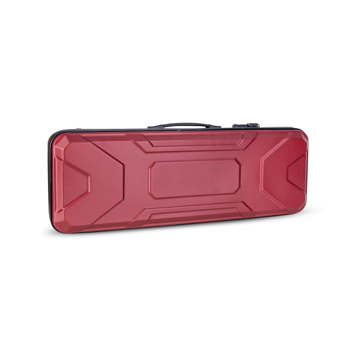 Crossrock ABS Oblong 4/4 Violin Case with Plush Interior | Lightweight Hardshell with Bow Storage, Spacious Accessory Compartmen