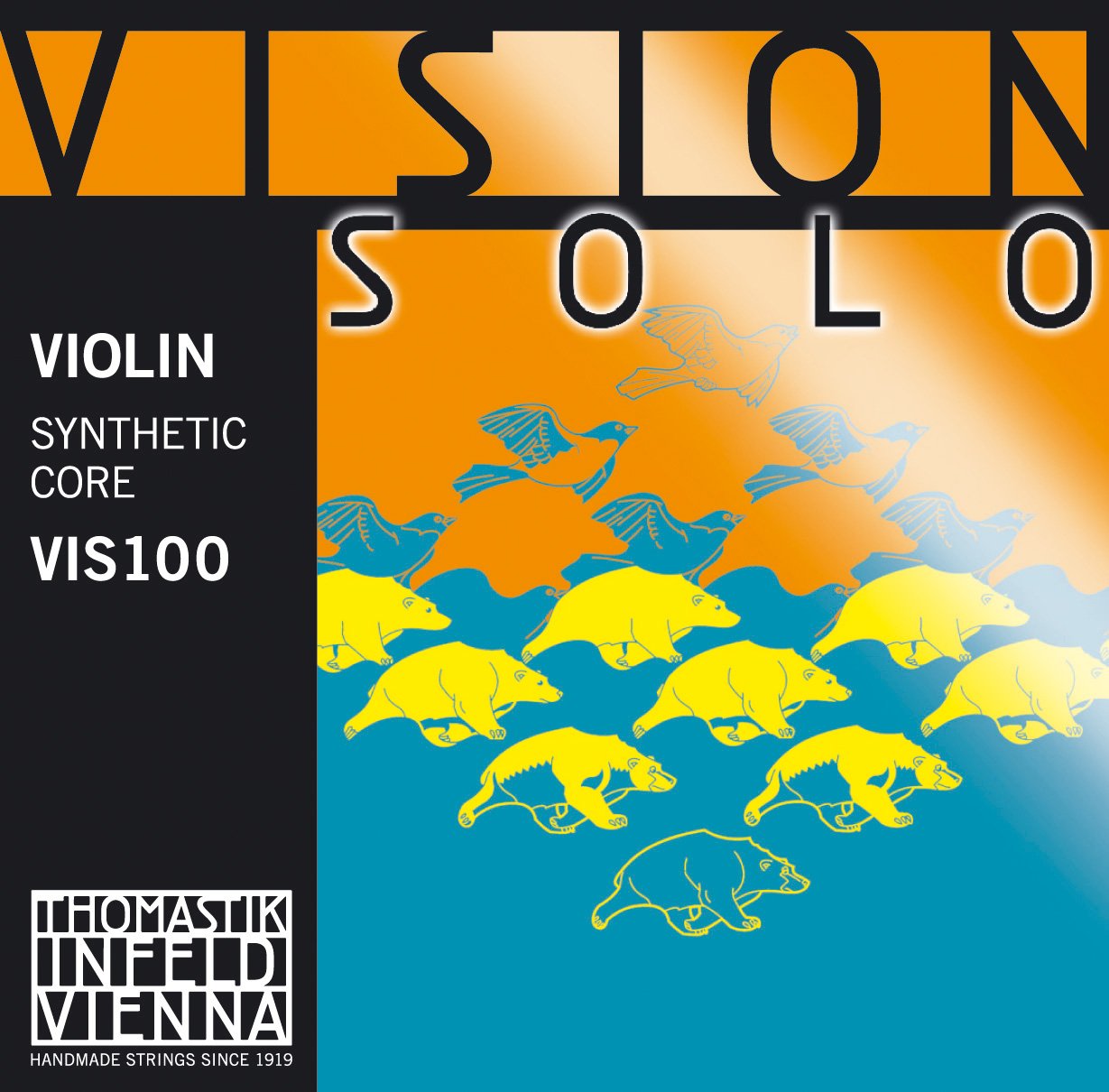 Thomastik-Infeld Vision Solo Violin Single D-String - 4/4 Scale - No. VIS03A