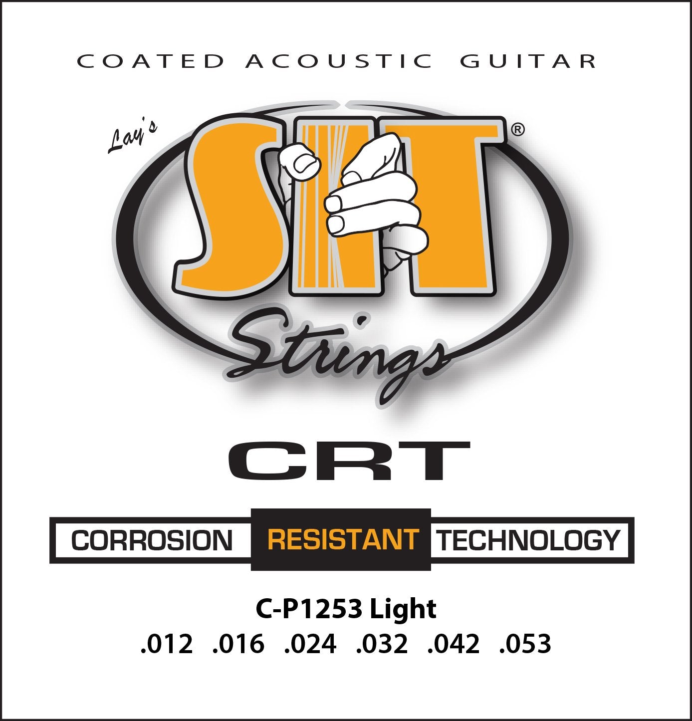 S.I.T. Strings CP1253 Light Phosphor Bronze Coated Acoustic Guitar Strings