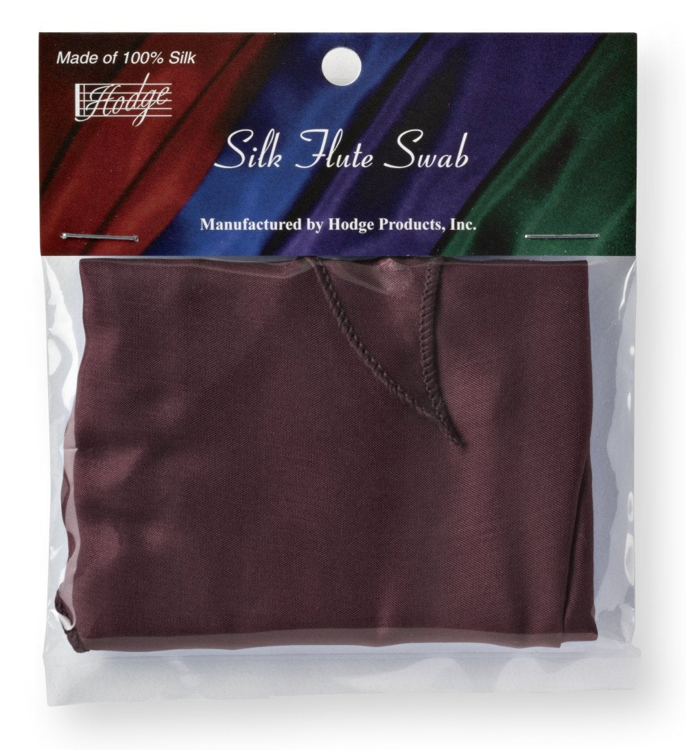 Hodge Silk Flute Swab - Burgundy
