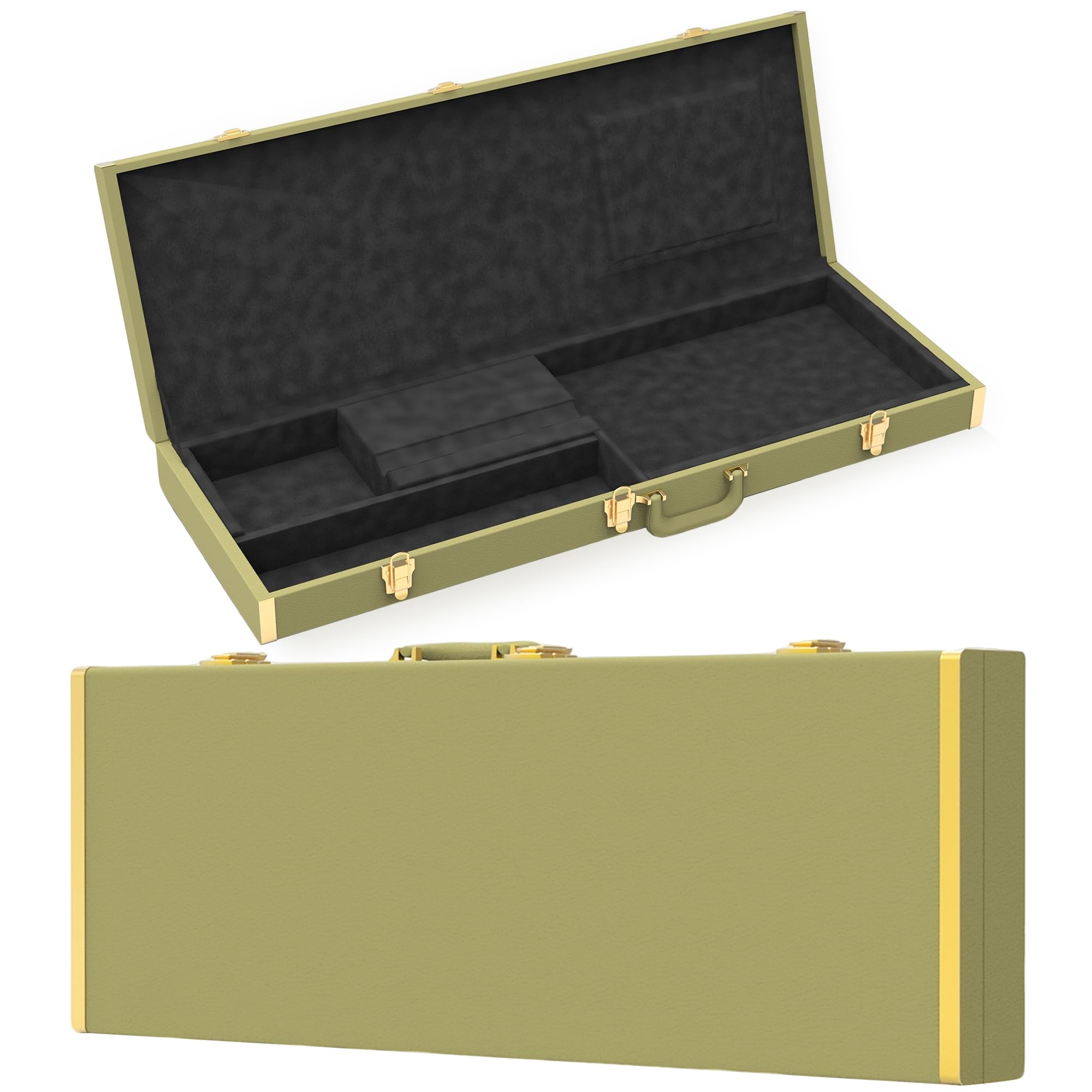 Electric Guitar Hard Case Shell Case With Lock For Square Electric Guitar 39In Electric Guitars Hard-Shell Protective Carrying C