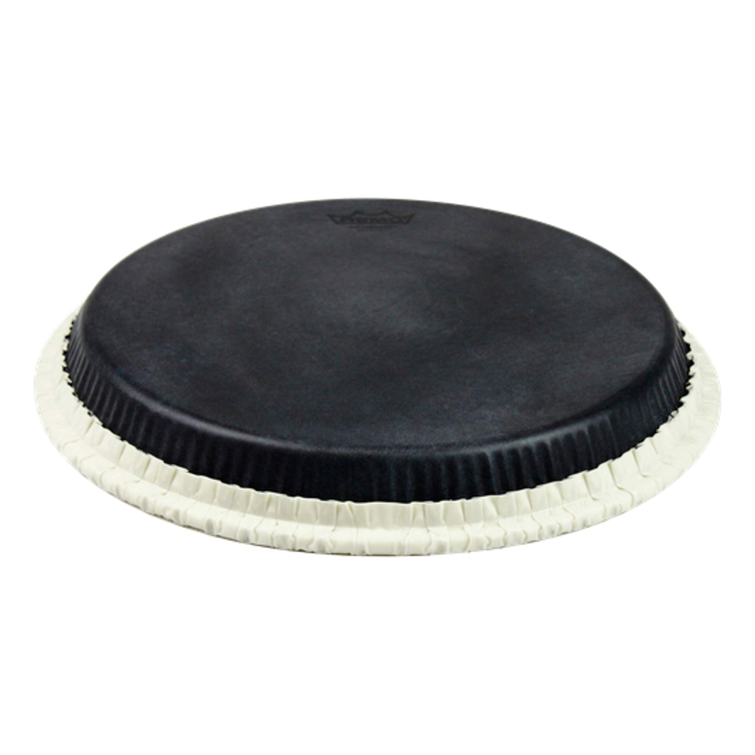 Remo Conga Drumhead, Tucked, 12.5, SKYNDEEP,Black Calfskin Graphic