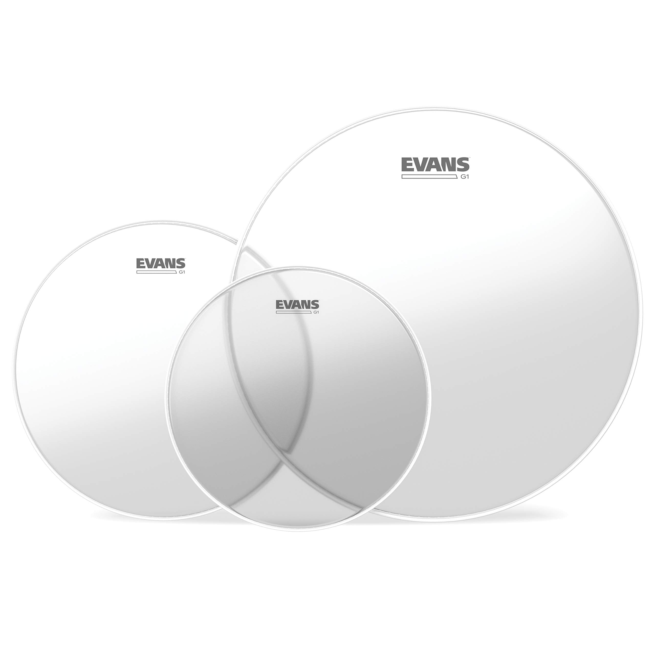 Evans Drum Heads - G1 Clear Rock Tompack (10 inch, 12 inch, 16 inch)