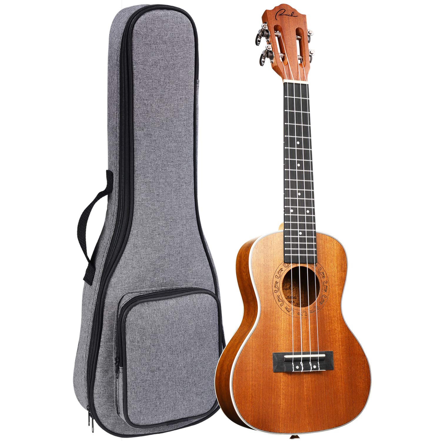 Ranch Concert Ukulele 23 inch Classical ukelele Instrument with Online 12 Lessons Professional Beginner Ukalalee Starter Pack Bu