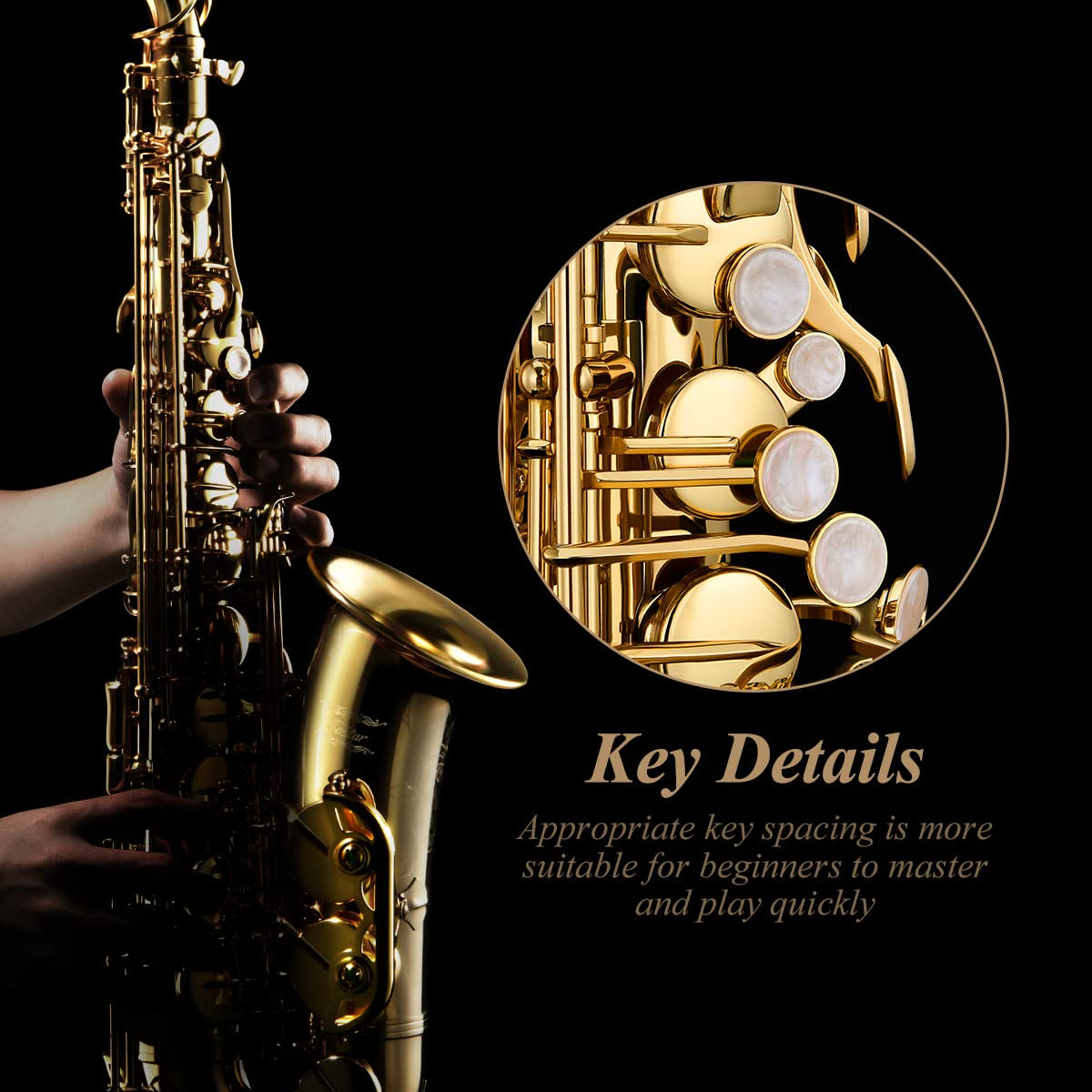 Eastar Eax-21, Alto Saxophone, E Flat Saxophone For Beginner Students ...