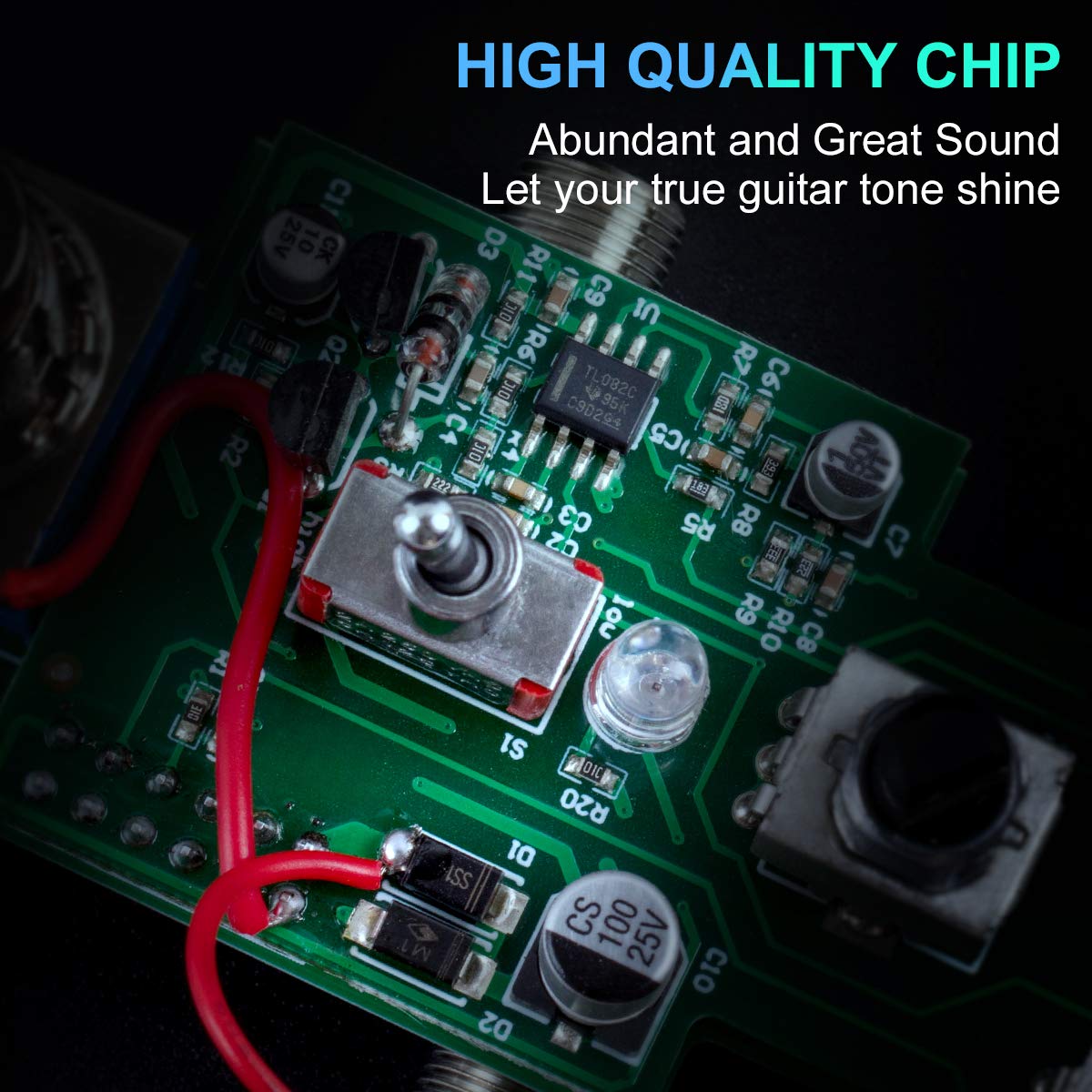 Kmise Ultimate Drive Electric Guitar Effects Pedal Mini Single Type DC 9V True Bypass