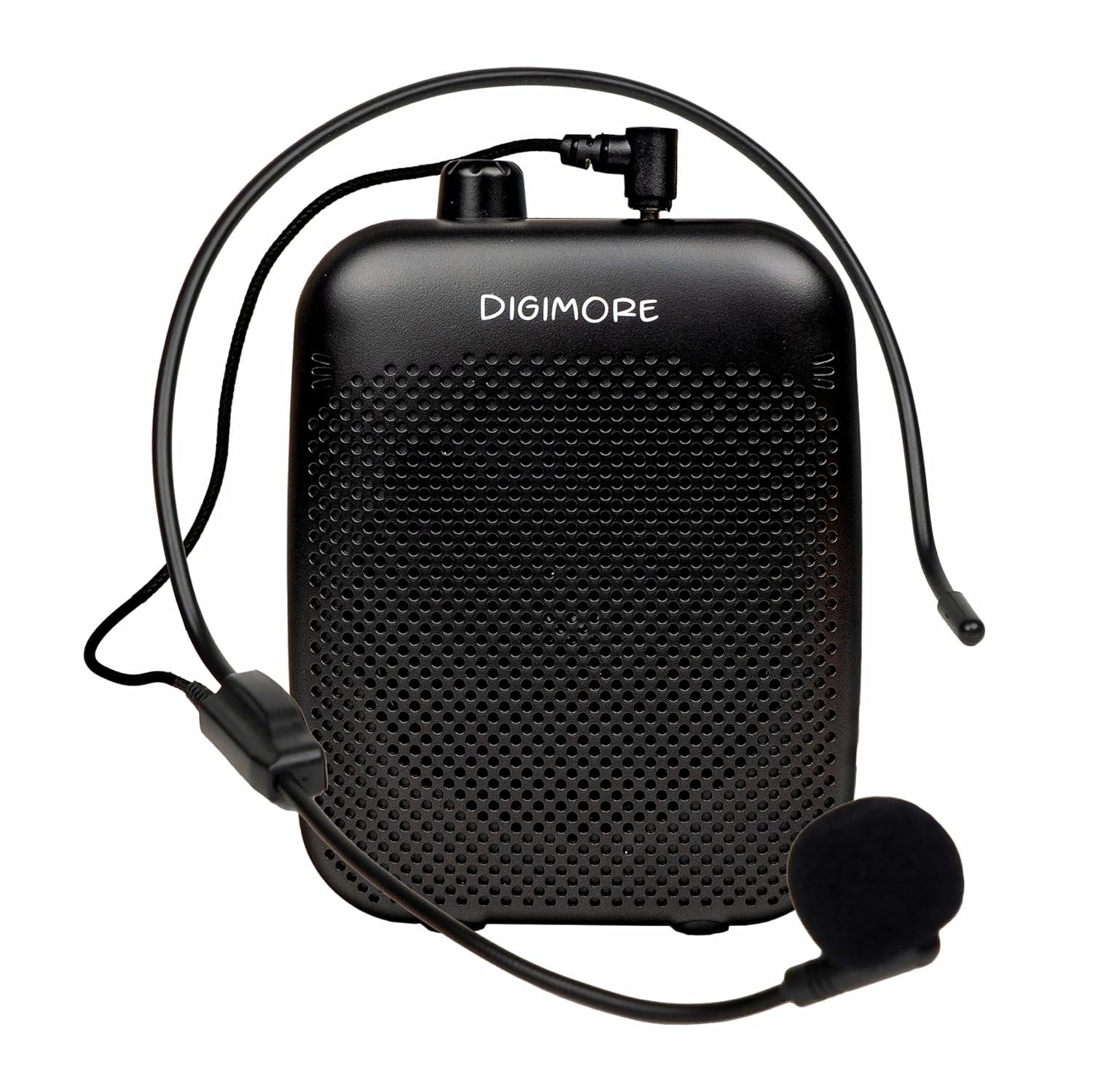 DIGIMORE Voice Amplifier for Teachers with Bluetooth | 8 Hrs Battery | Wired Headset Mic with 10W Speaker for Tour Guides,Yoga,C