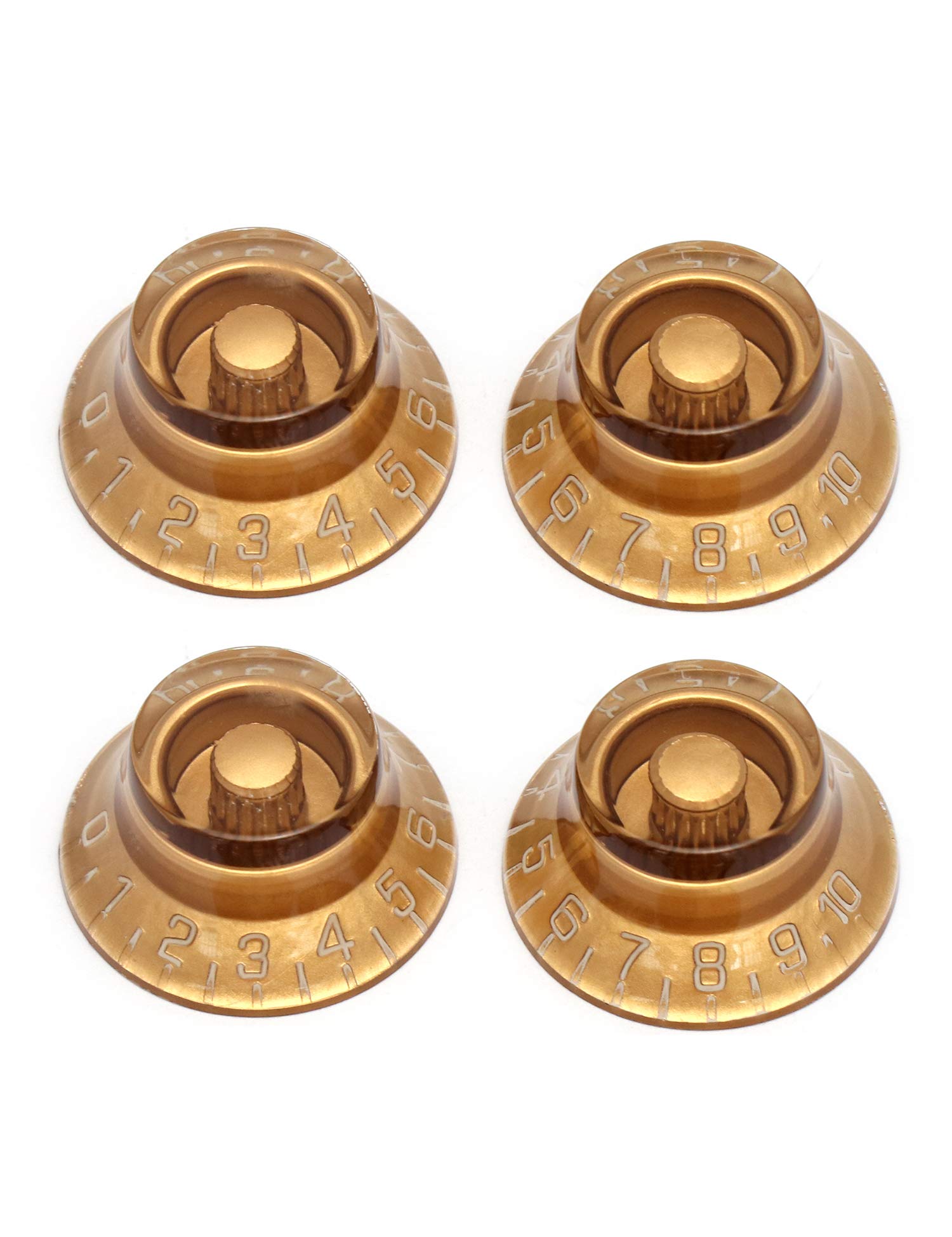 Metallor Electric Guitar Top Hat Knobs Speed Volume Tone Control Knobs Compatible With Les Paul Lp Guitar Parts Replacement Set
