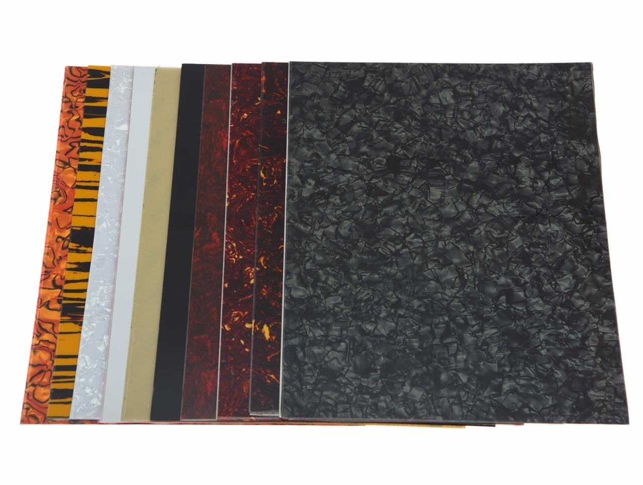 Dopro 25x20cm RedTortoise Acoustic Guitar Self Adhesive Scratch Plate Sheet Pickguard Material Sheet