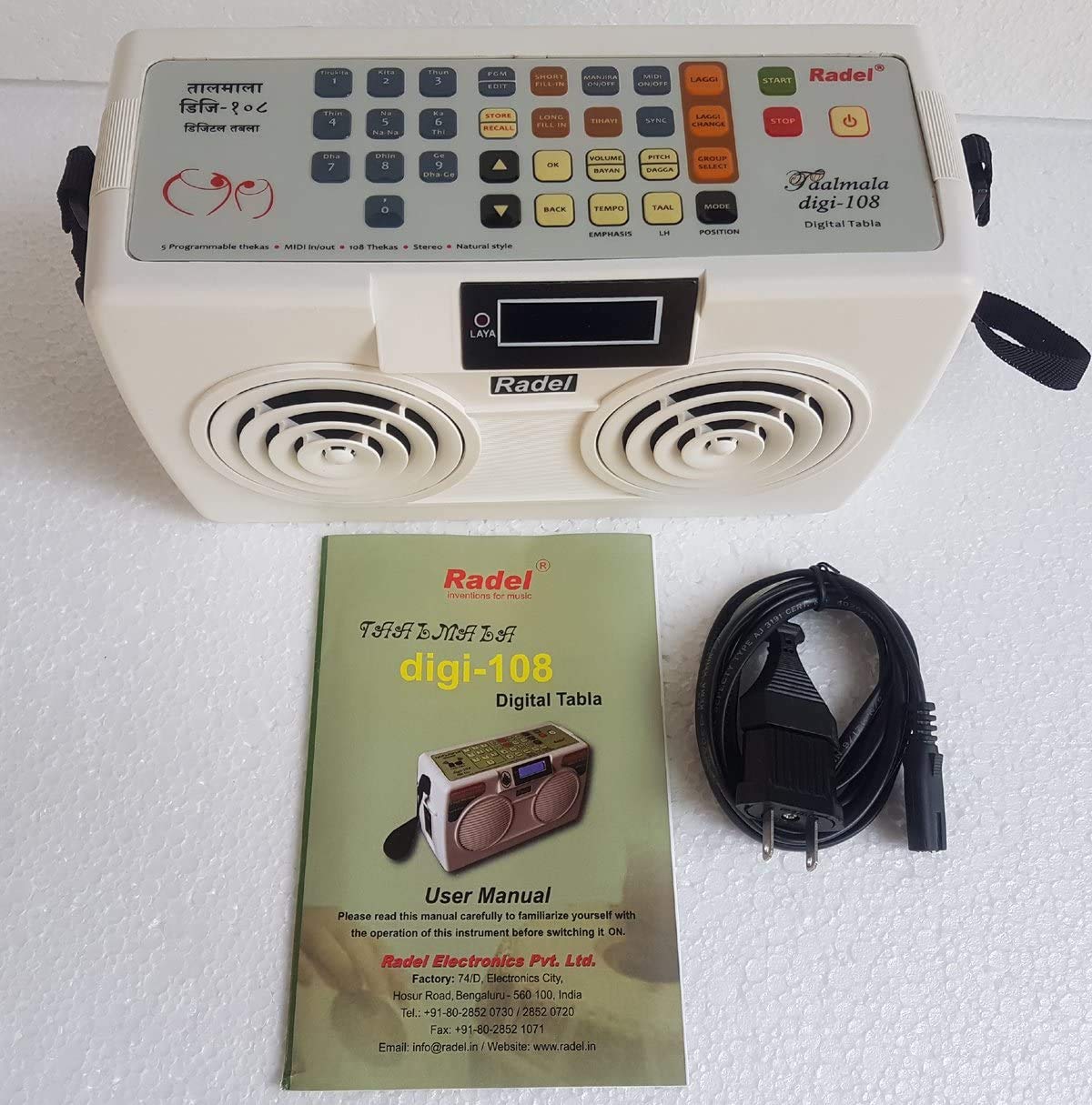 Radel Digi 108 Taalmala Electronic~Tabla And Manjeera Model~3 Years Warranty Buy Radel Digi 108 Taalmala Electronic~Tabla And Ma