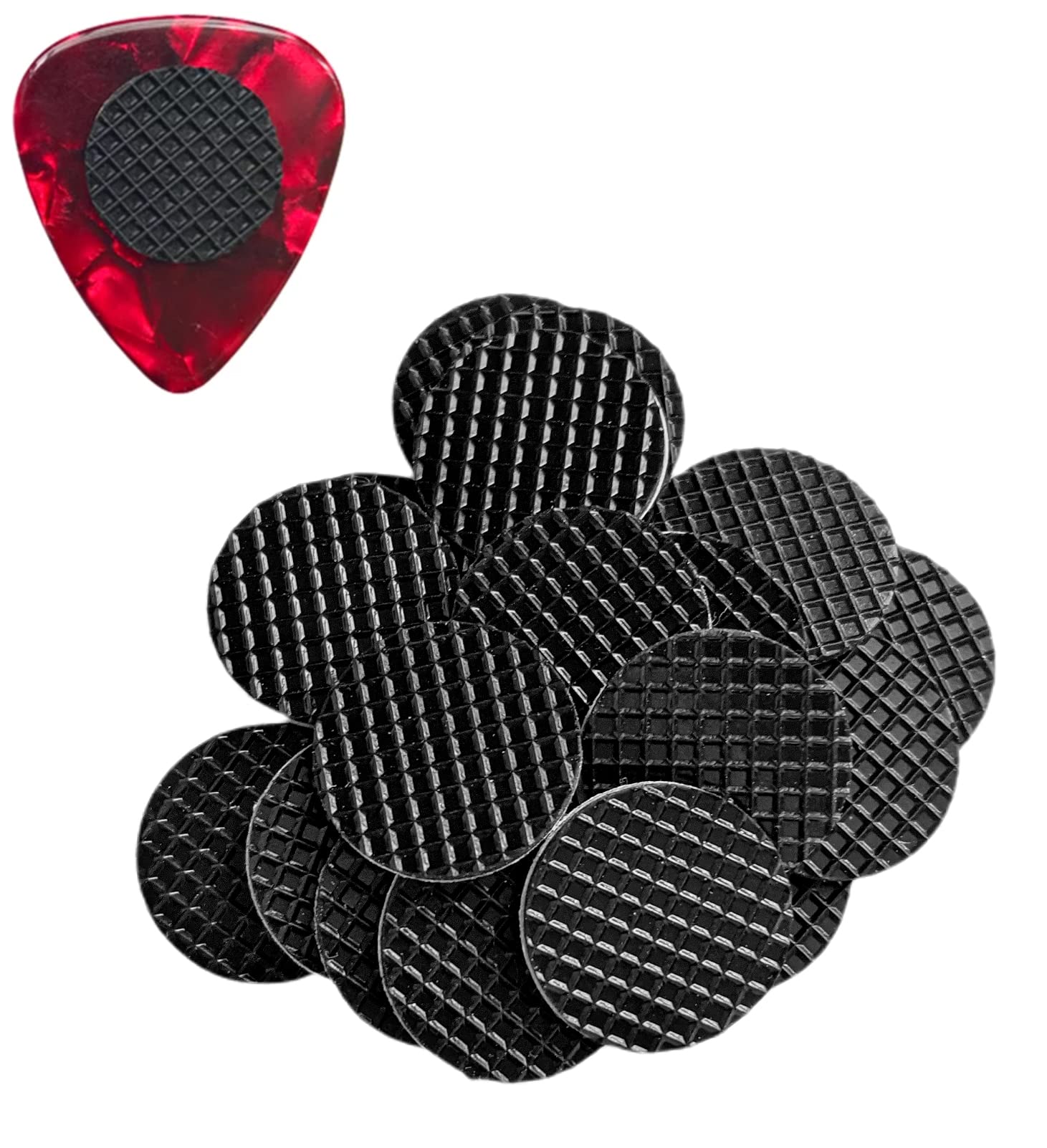 Epic Accessories 20-Pack Grips for Guitar Picks Stop Dropping your Guitar Picks while Playing Non-sticky Stays in your Hand Epic