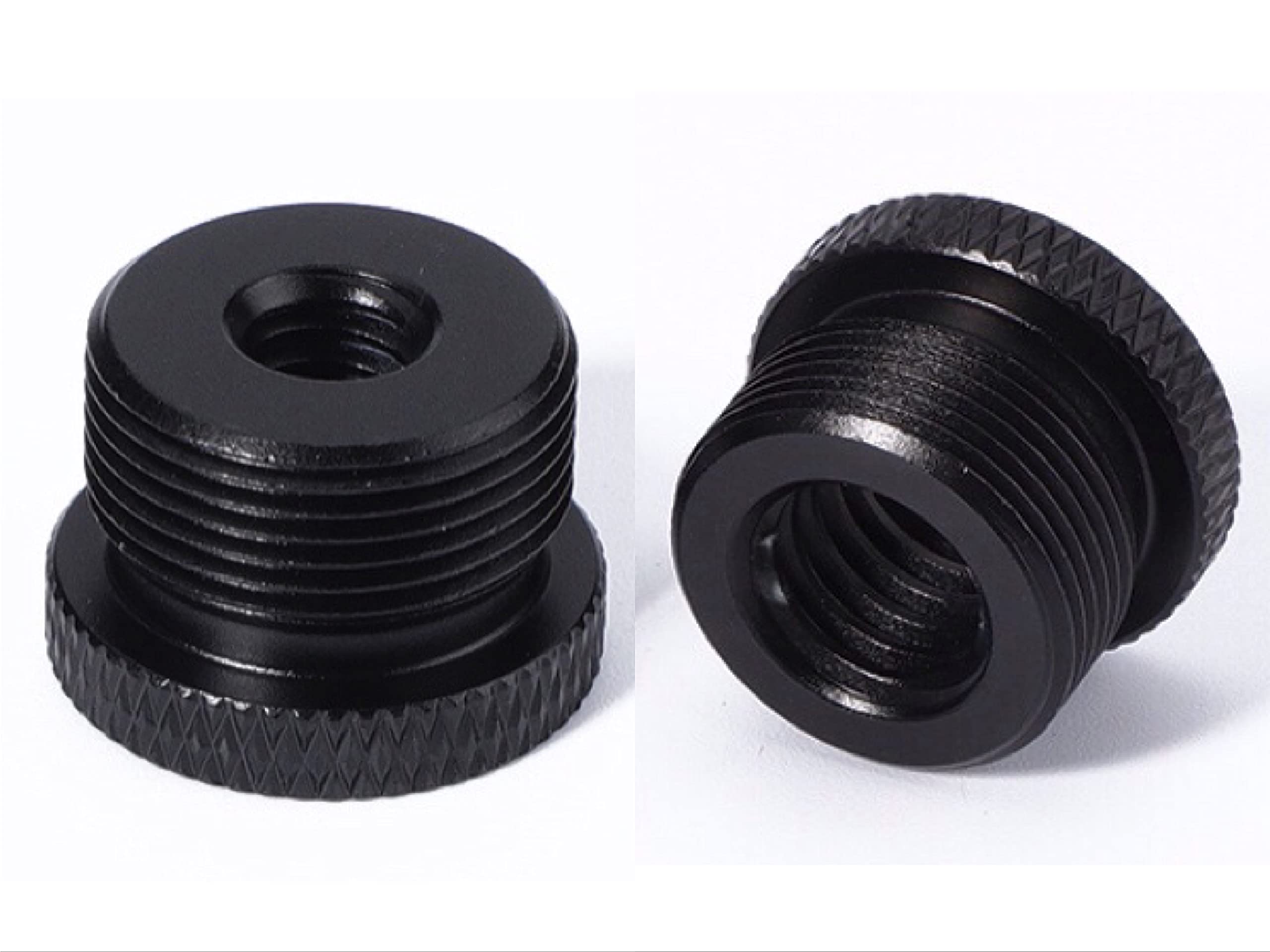 Donuts Mic Stand Adapter 5/8 to 1/4 and 5/8 to 3/8 Adapter Combo Pack Mic Thread Screw Adapter Microphone Stand Adapter to Tripo