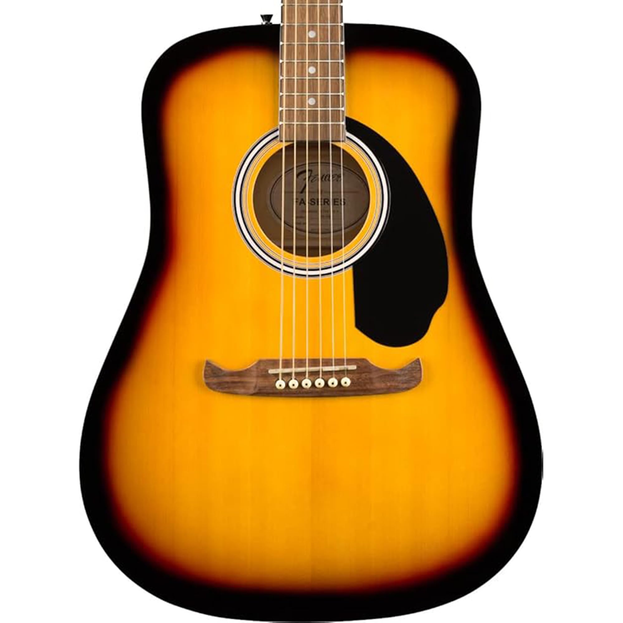 Fender FA-125 Acoustic Guitar - Sunburst Bundle with Gig Bag, Tuner, Strings, Strap, Picks, and Austin Bazaar Instructional DVD