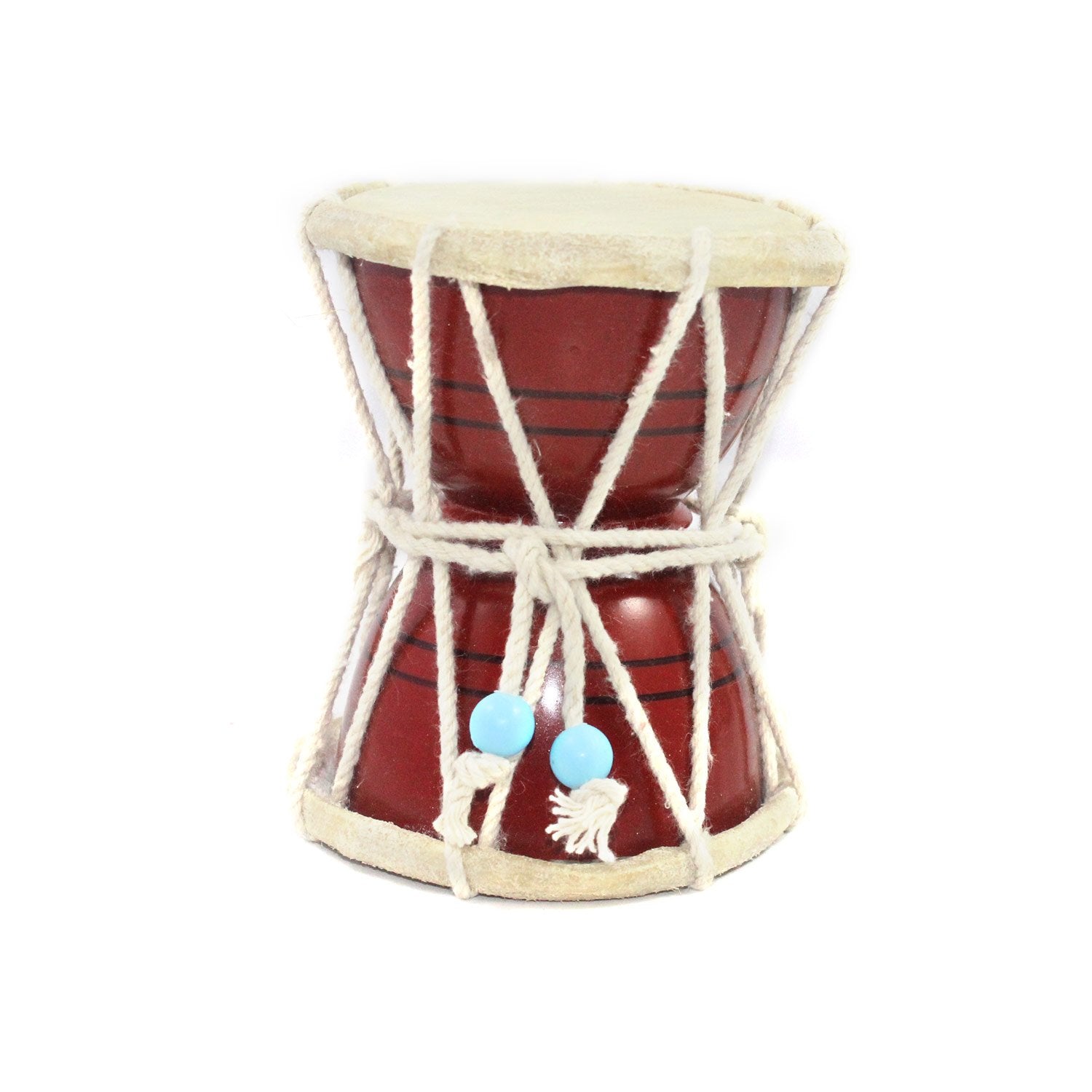 India Meets India Handmade Wooden Damroo [Brown], Decorative Collective Item For Home Dcor/Office/Book Shelves/Table Top/Windows