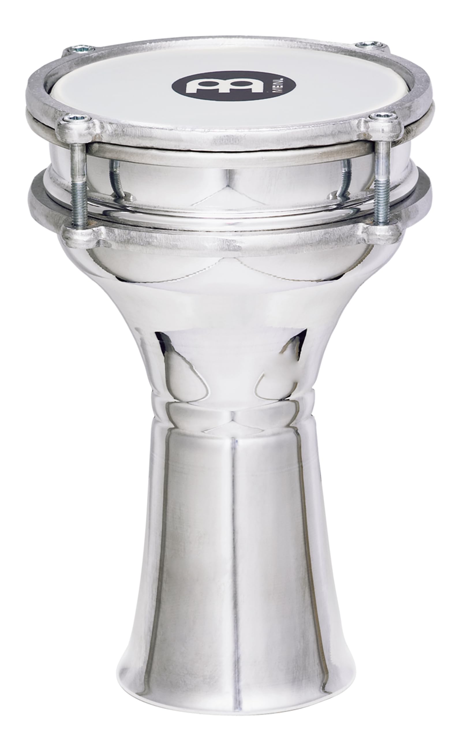 Meinl Percussion Darbuka Egyptian Goblet Drum, Cast Aluminum - Made in Turkey - Synthetic Head, 2-Year Warranty (HE-100)