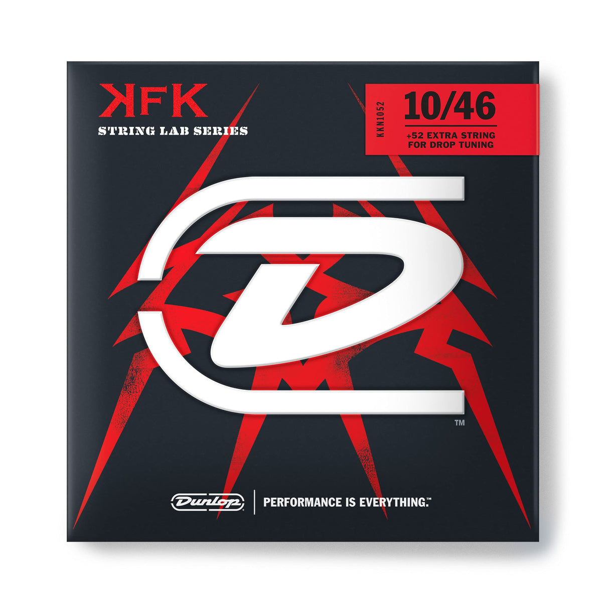 Jim Dunlop Kkn1052 Kerry King Icon Series Signature Electric Guitar Strings, Medium, .010-.052, 7 Strings/Set