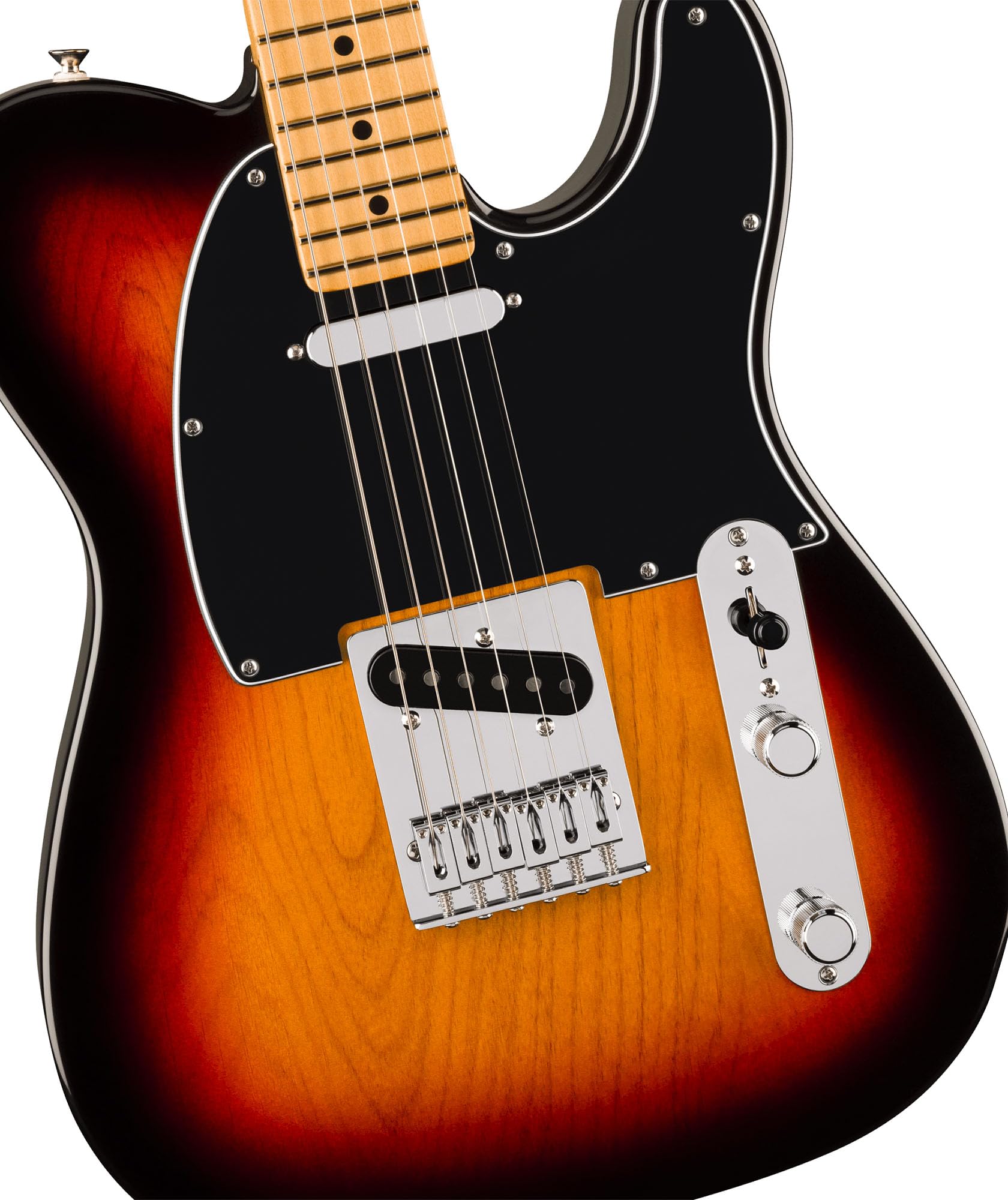 Fender Player II Telecaster - 3-Color Sunburst Bundle with Gig Bag, Strap, Cable, 3-Pack Picks and Guitar Cleaning Kit