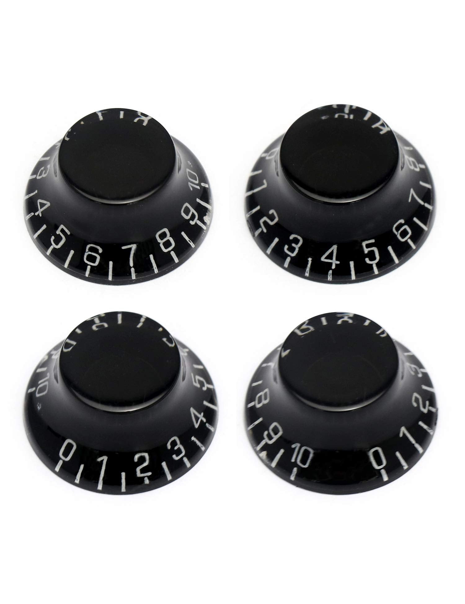 Metallor Electric Guitar Top Hat Knobs Speed Volume Tone Control Knobs Compatible With Les Paul Lp Style Electric Guitar Parts R