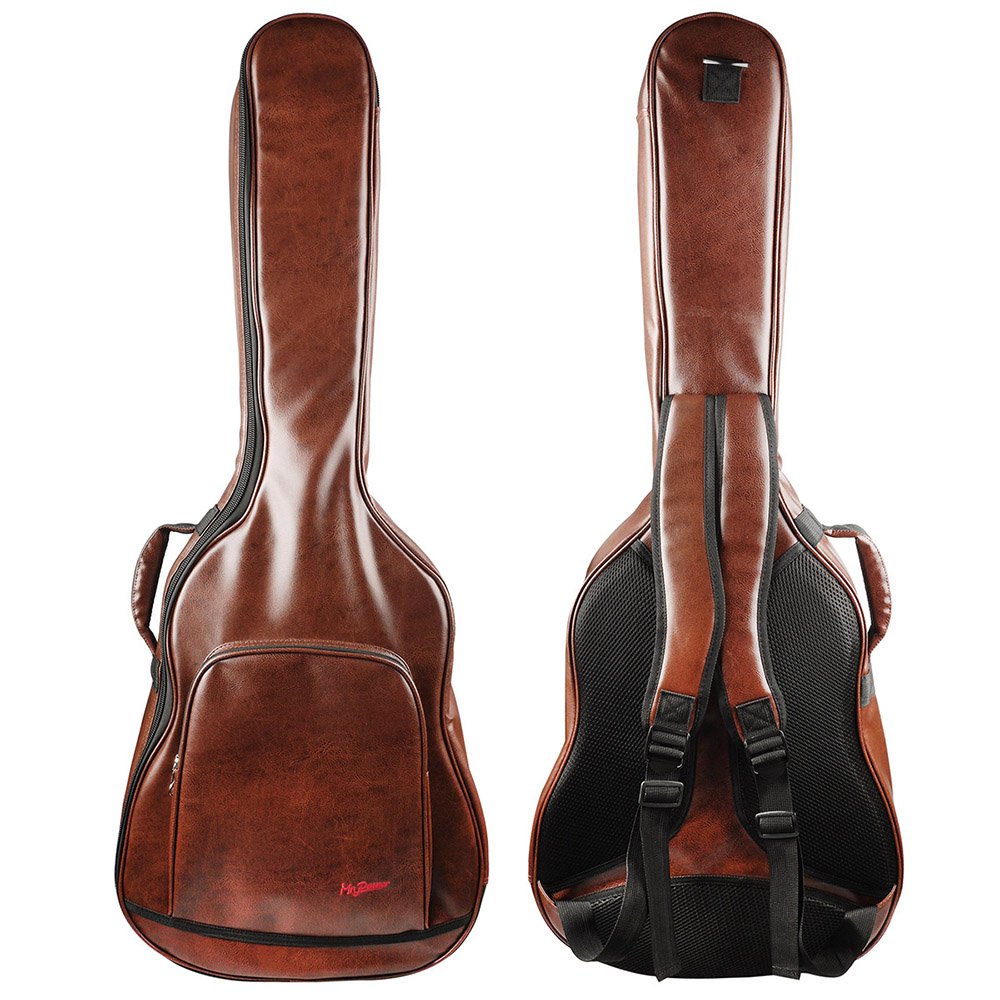 Mr.Power Guitar Gig Bag for 40 41 inch Full Size Acoustic Guitar Classical Guitar PU Leather Musicians Gear