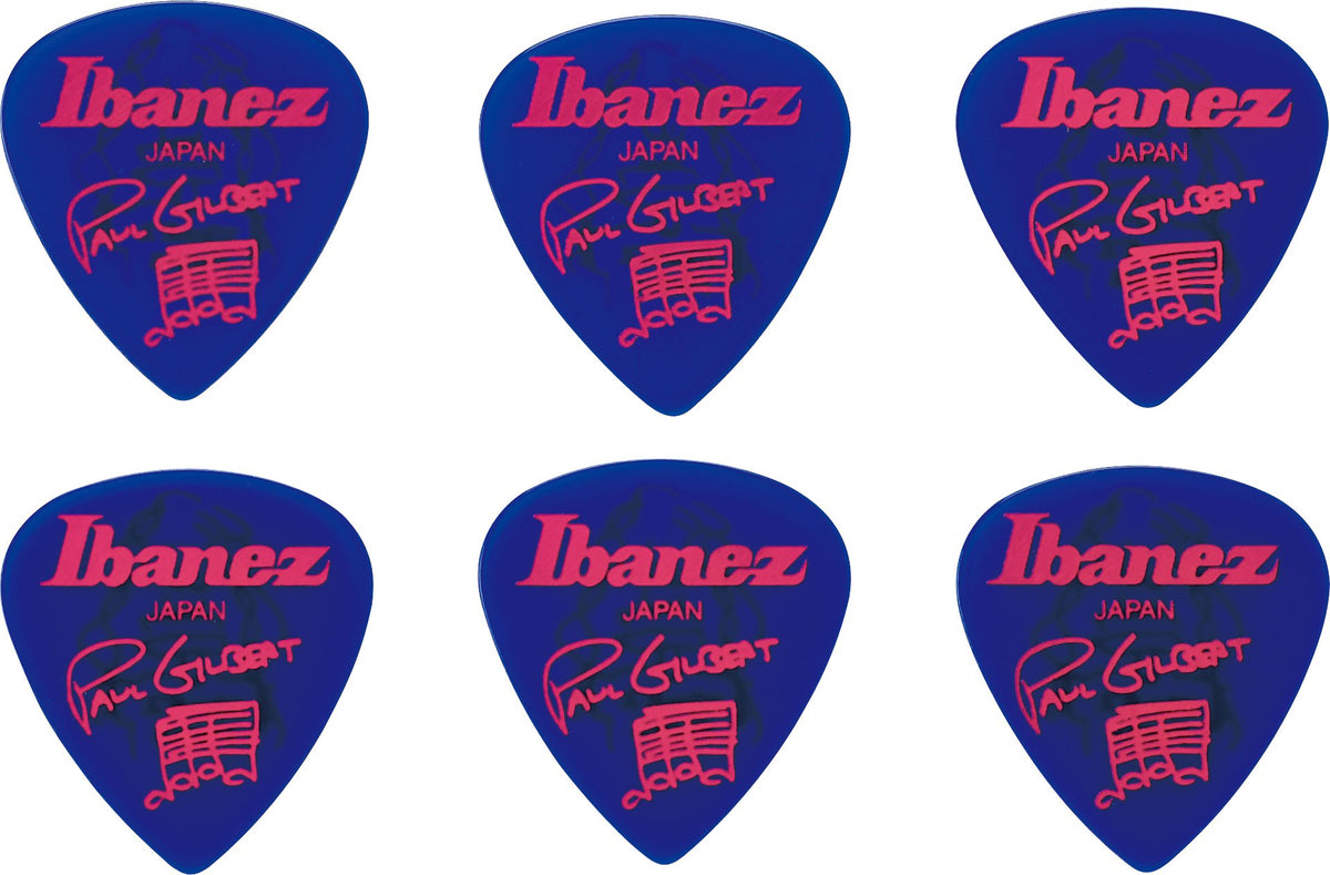 Ibanez B1000Pg Paul Gilbert Signature Picks 6 Pack (B1000Pgjb)