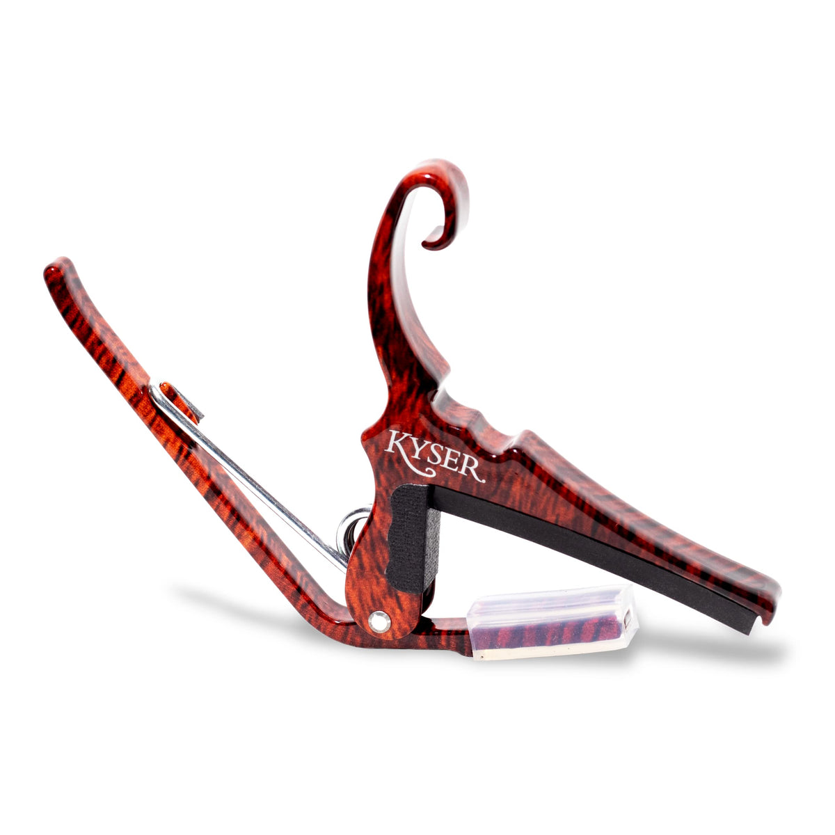 Kyser Quick-Change Guitar Capo For 6-String Acoustic Guitars, Rosewood, Kg6Rw