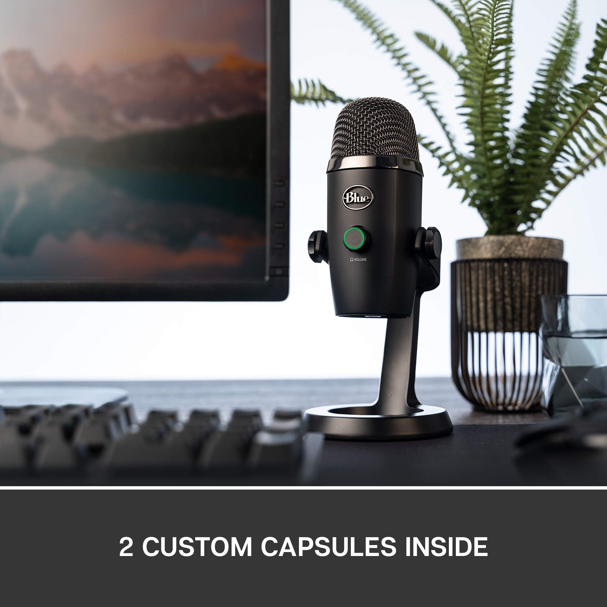 Logitech for Creators Blue Yeti Nano USB Microphone for Gaming, Streaming, Podcasting, Twitch, YouTube, Discord, Recording for P