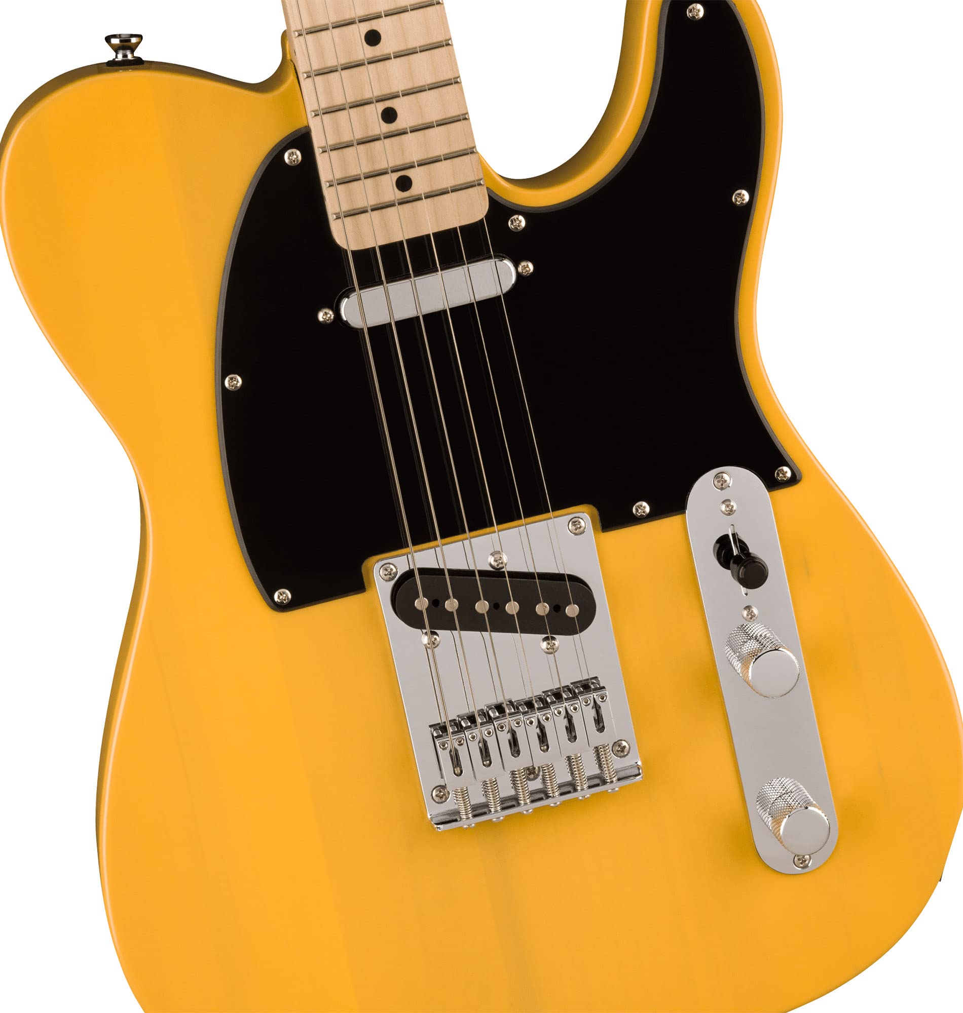 Fender Squier Sonic Telecaster - Butterscotch Blonde Bundle with Frontman 10G Amp, Tuner, Strap, Cable, Picks, and Austin Bazaar
