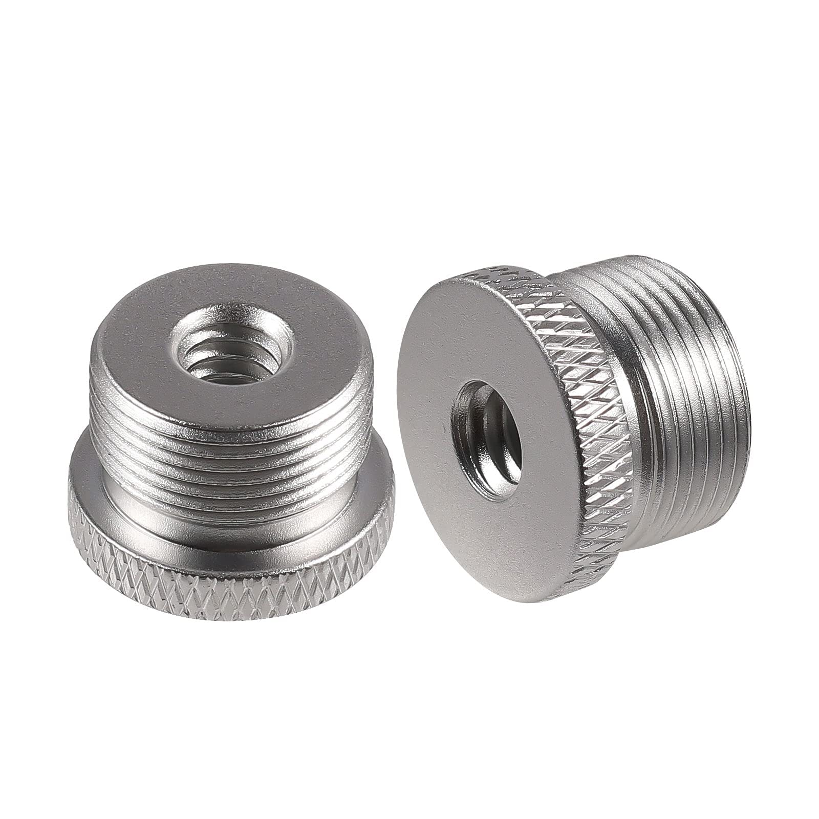 Savita 2Pcs Mic Stand Adapter Screw Thread Adapter Tripod Screw Adapter For Camera Monitor Microphone Stand (1/4 Inch To 5/8 Inc