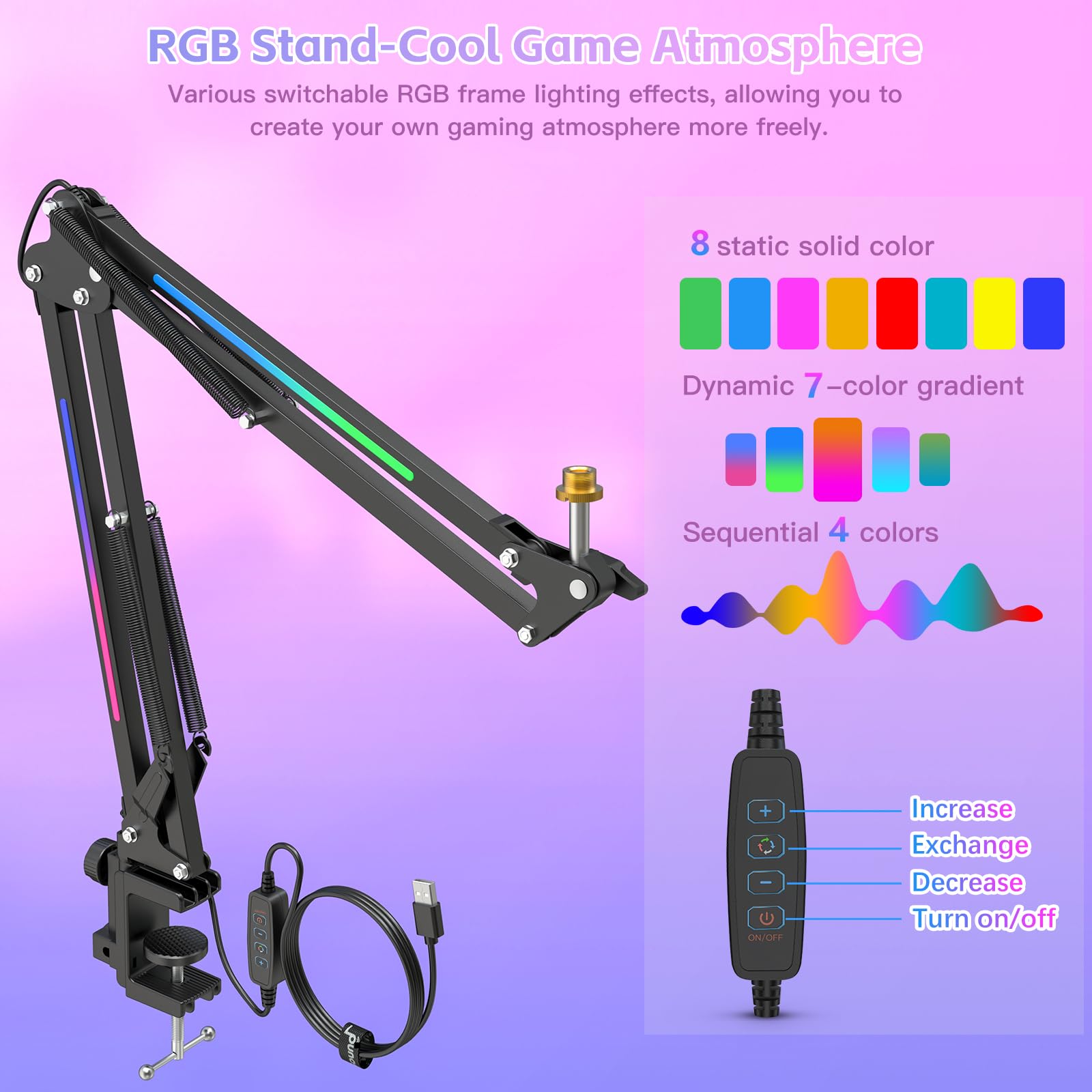 ZealSound Microphone Arm Stand - Thumbnail 5