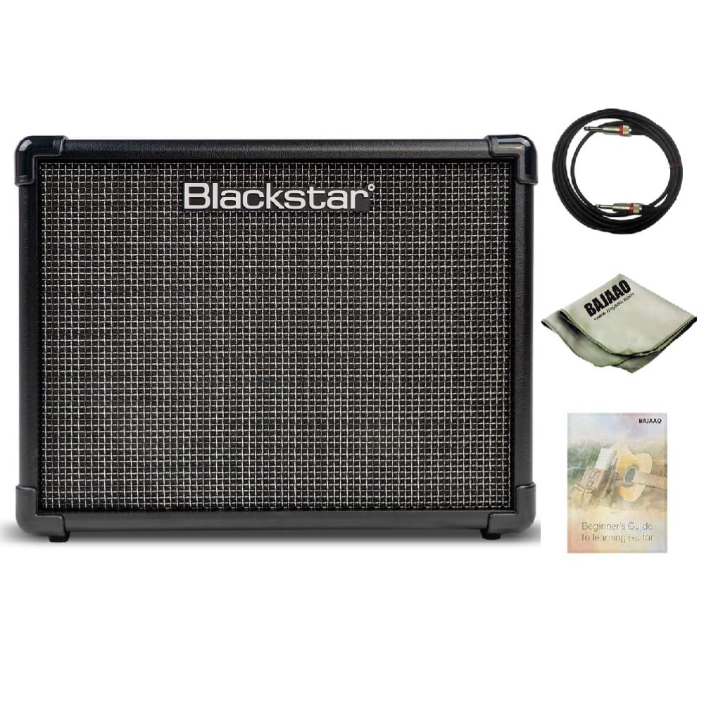 Blackstar Id Core 20W 2X10 Stereo Combo Guitar Amplifier With Instrument Cable,Polishing Cloth And E-Book