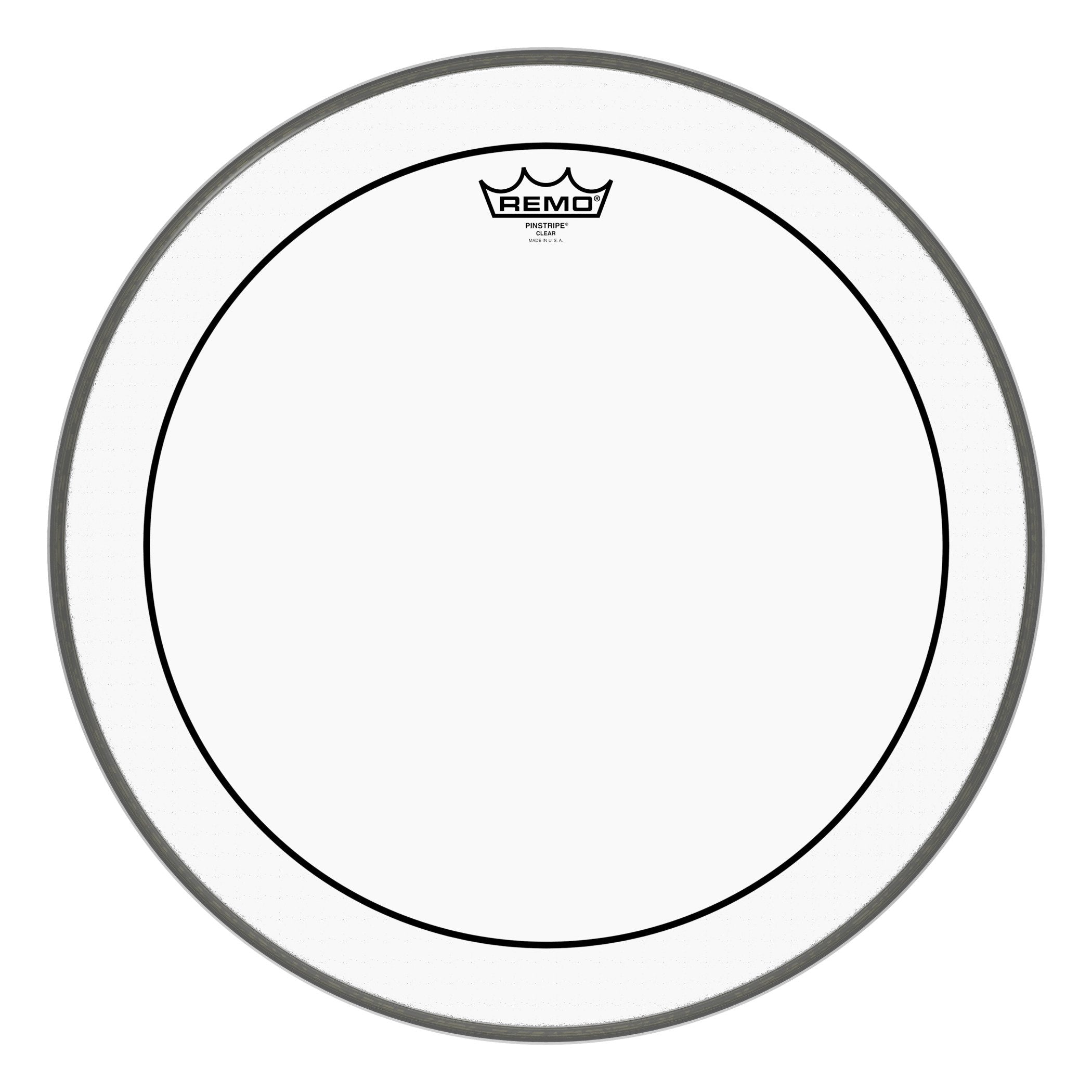 Remo Pinstripe Clear Bass Drumhead, 18