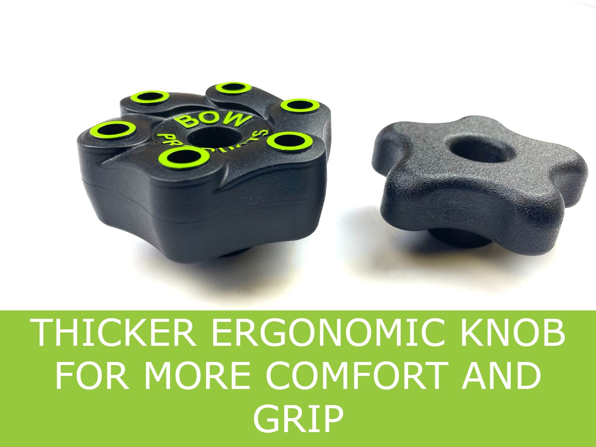 Bow Products Bow Knobs KNB4-4-Pack Knob Hardware Kit - Universal Knobs for Most Featherboards, Jigs and Guides - Fits FeatherPRO