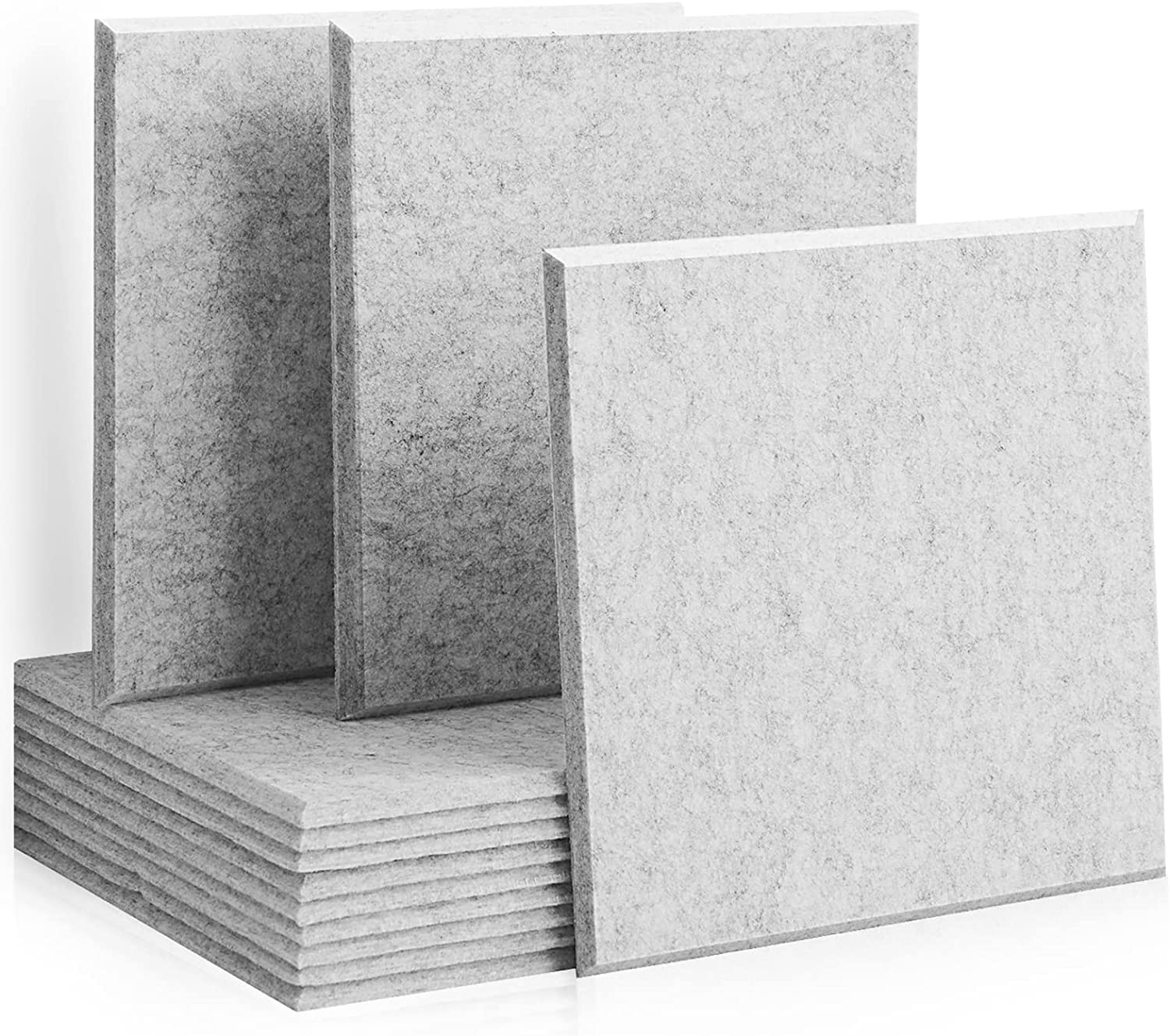 ZEE Sound Proofing Studio Foam Padding High Density Polyester Fiber Acoustic Treatment, 30 * 30 * 1 cm Sound Insulation Panels B